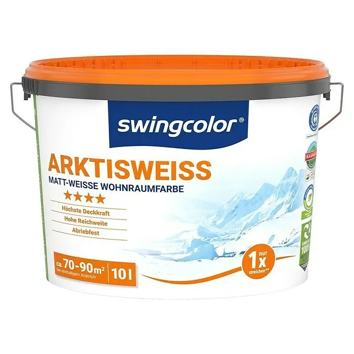 swingcolor Wandfarbe Arktiswei&szlig;
