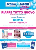Acqua & Sapone Riapre tutto nuovo - al 25.02.2026