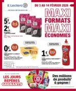 E.Leclerc DEPENSER MOINS 2 GV - MIXTE - au 14.02.2026