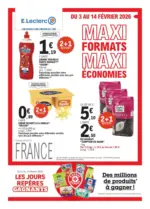 E.Leclerc DEPENSER MOINS 2 GV - MIXTE - au 14.02.2026