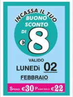 EUROSHOP Monopoli Buono sconto di 8 euro - al 02.02.2026