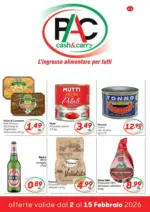 Pac Cash&Carry Offerte valide dal 2 al 15 febbraio 2026 - al 15.02.2026