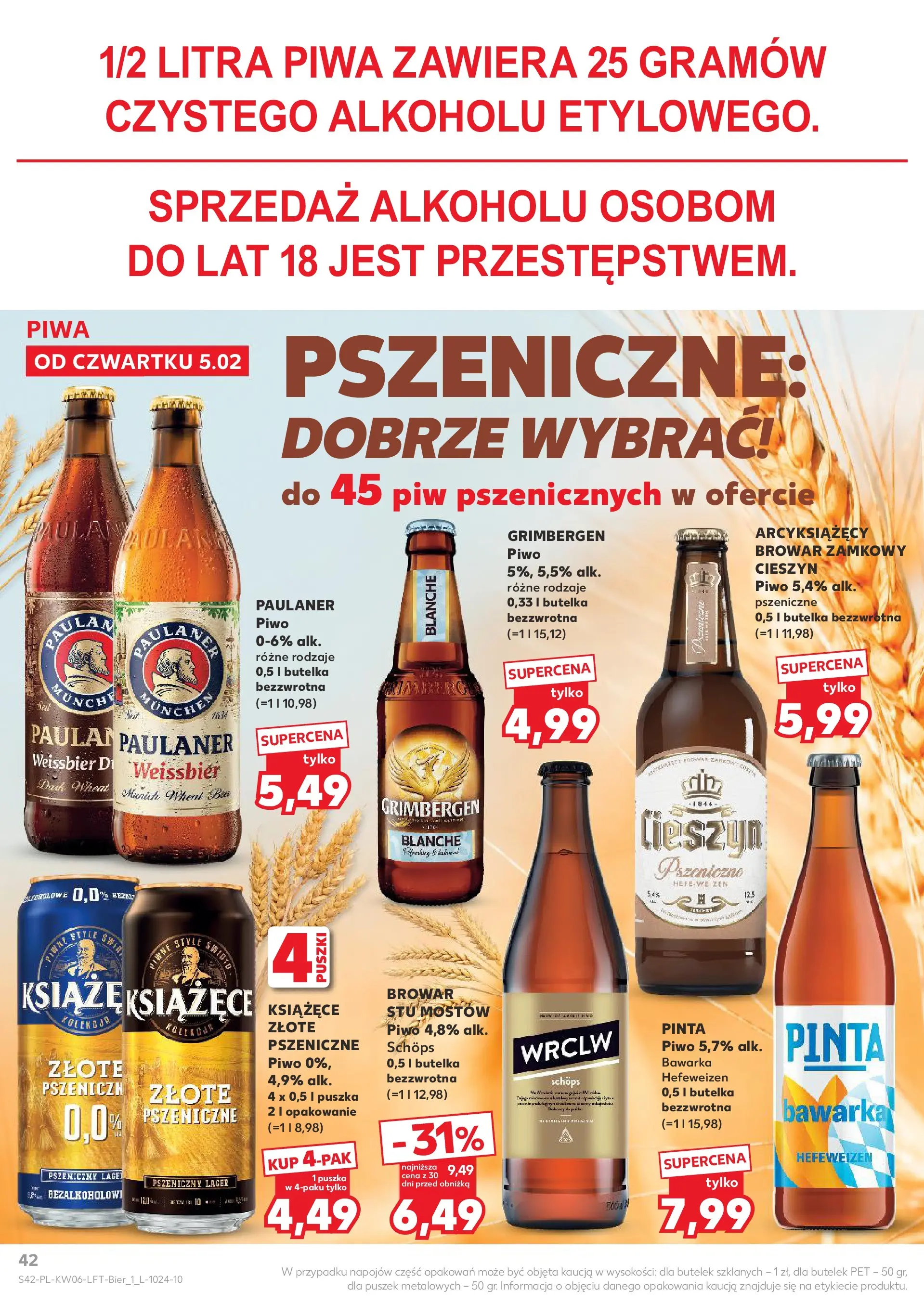 Kaufland gazetka od 05.02.2026 - od jutra PDF | Strona: 42