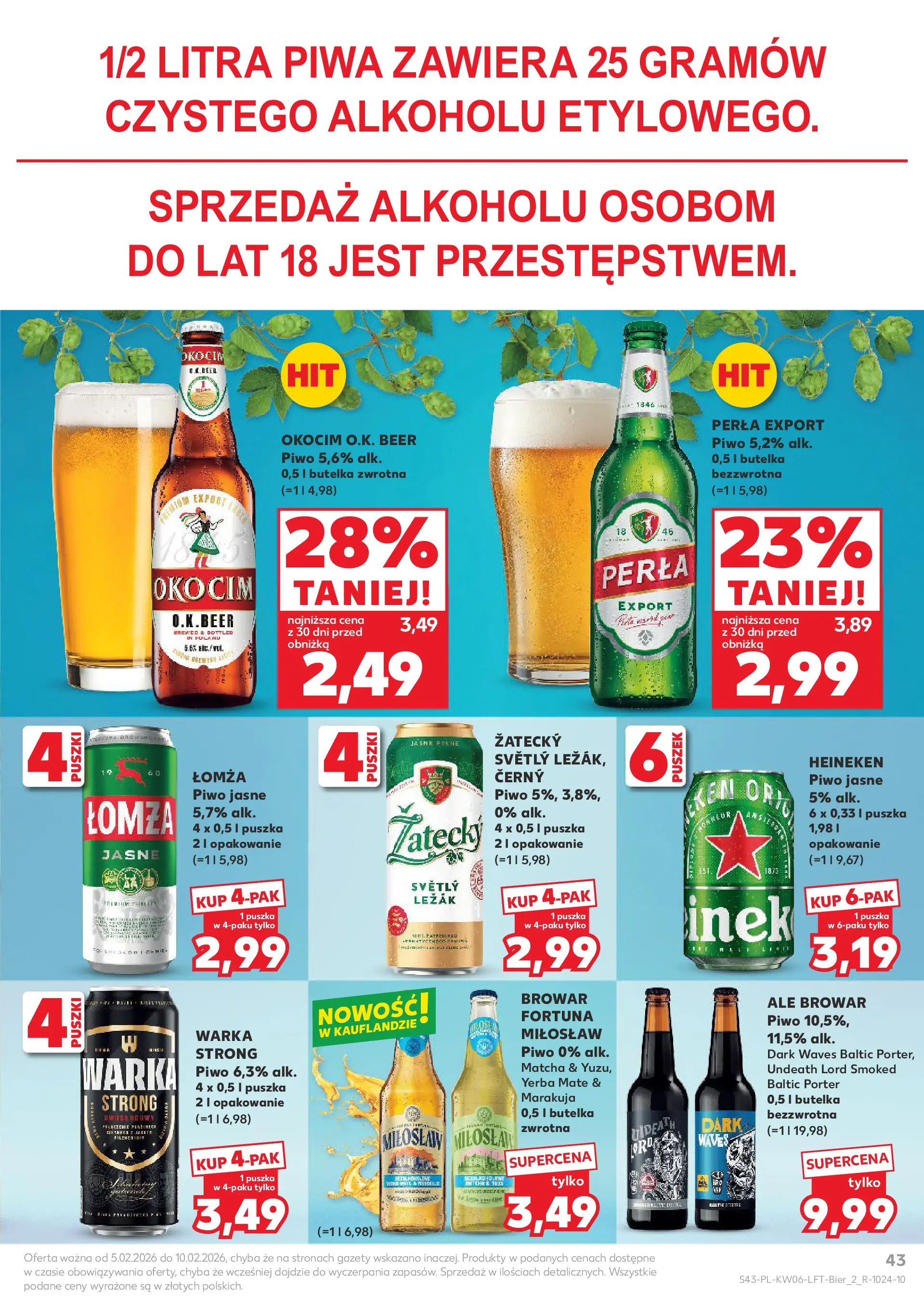 Kaufland gazetka od 05.02.2026 - od jutra PDF | Strona: 43