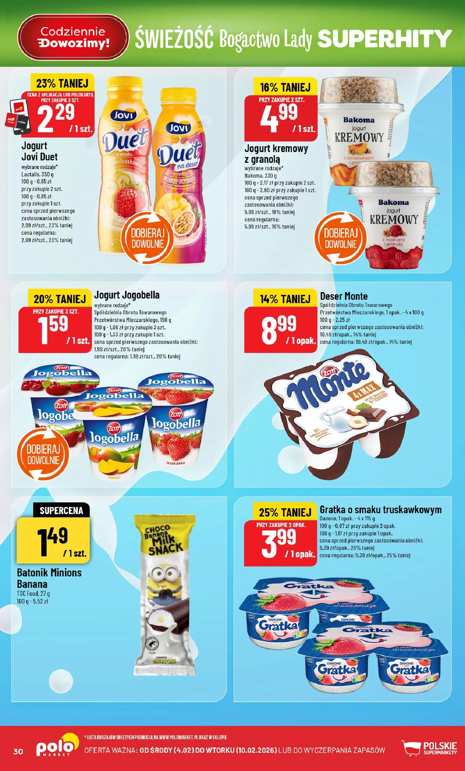 Nowa POLOmarket gazetka od jutra 03.02.2026 (PDF) | Strona: 30