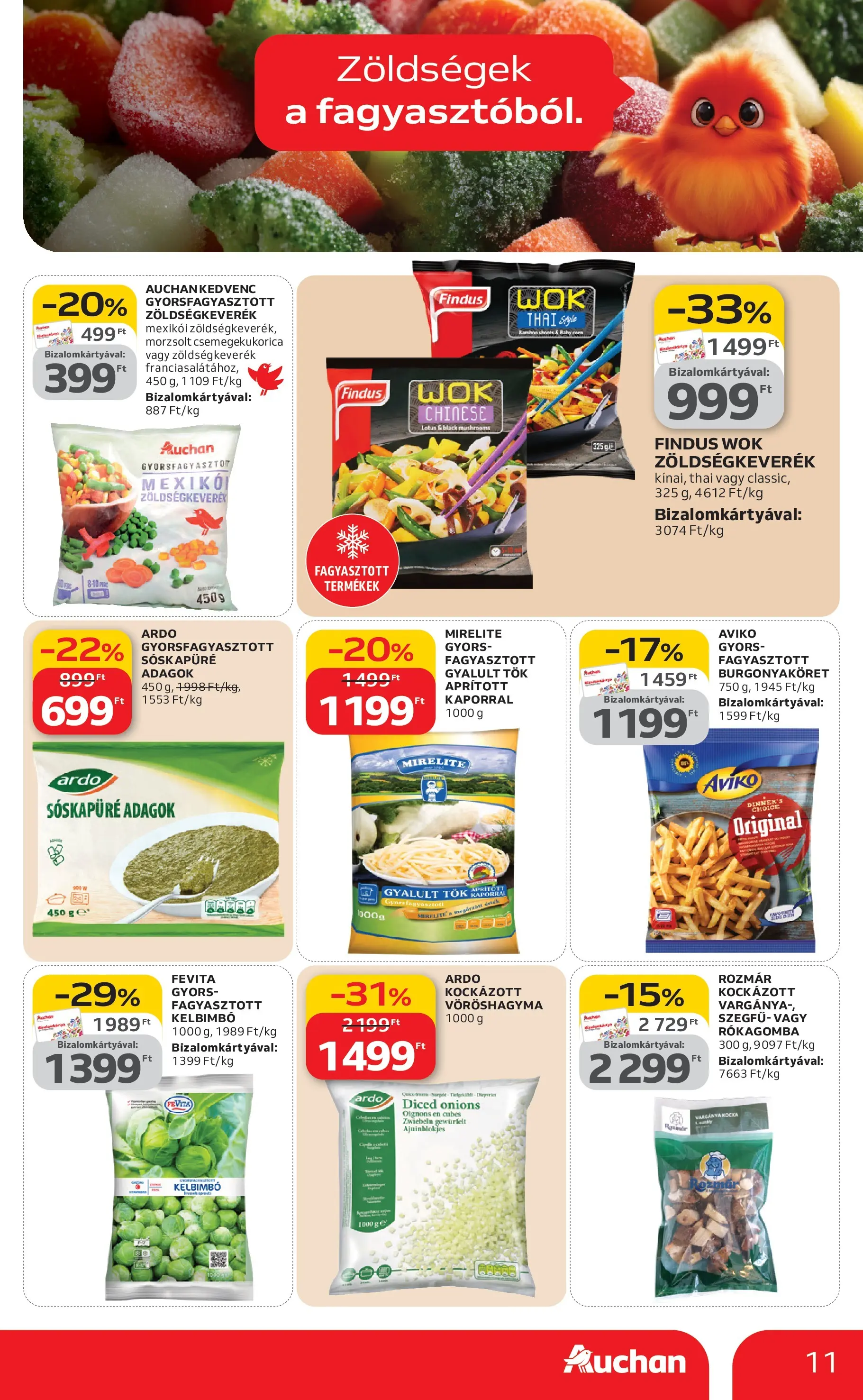 Auchan Akciós újság Székesfehérvár - 2026.02.05. -tól/töl > akció, lapozható szórólap 🛍️ | Oldal: 11