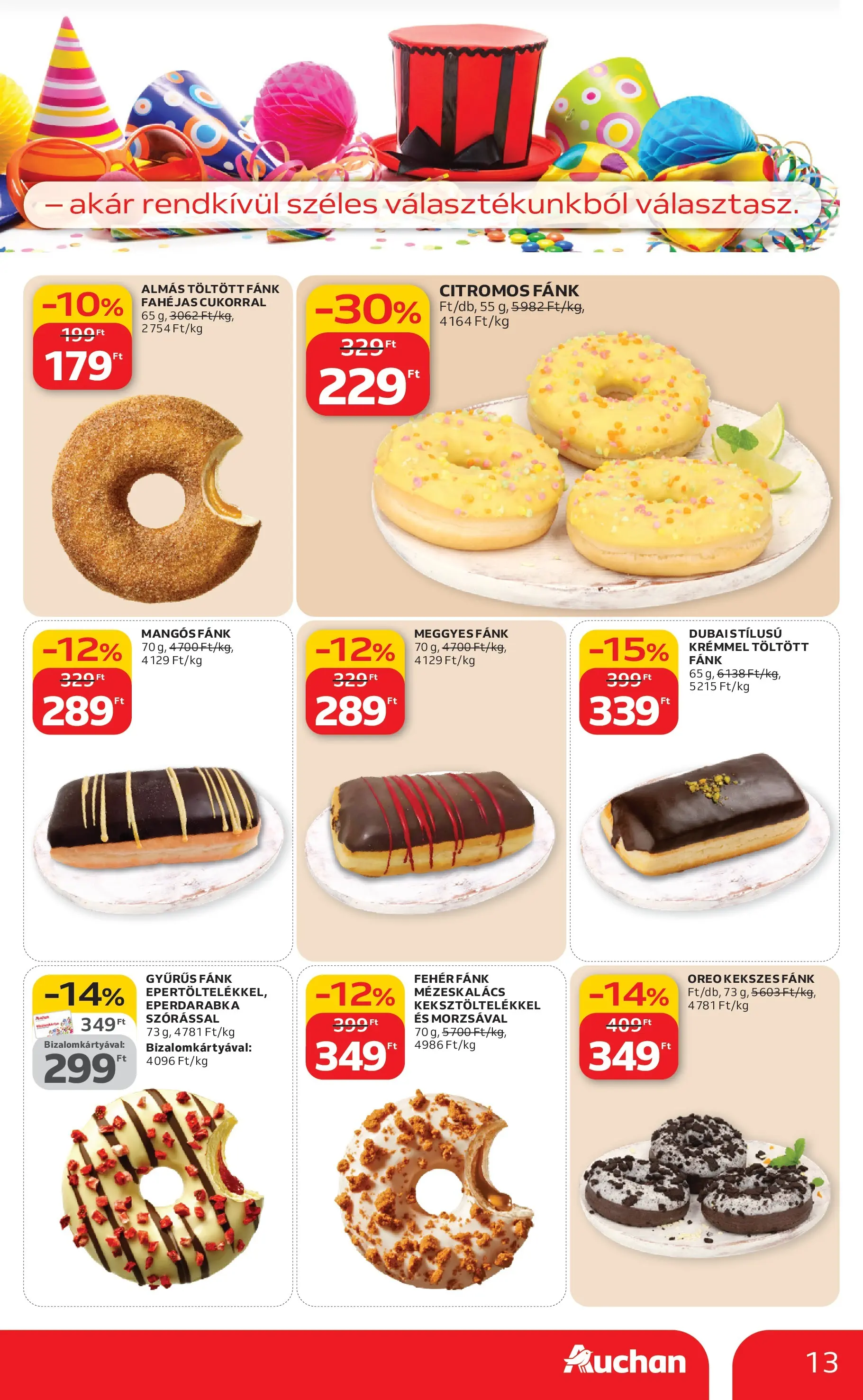 Auchan Akciós újság Székesfehérvár - 2026.02.05. -tól/töl > akció, lapozható szórólap 🛍️ | Oldal: 13