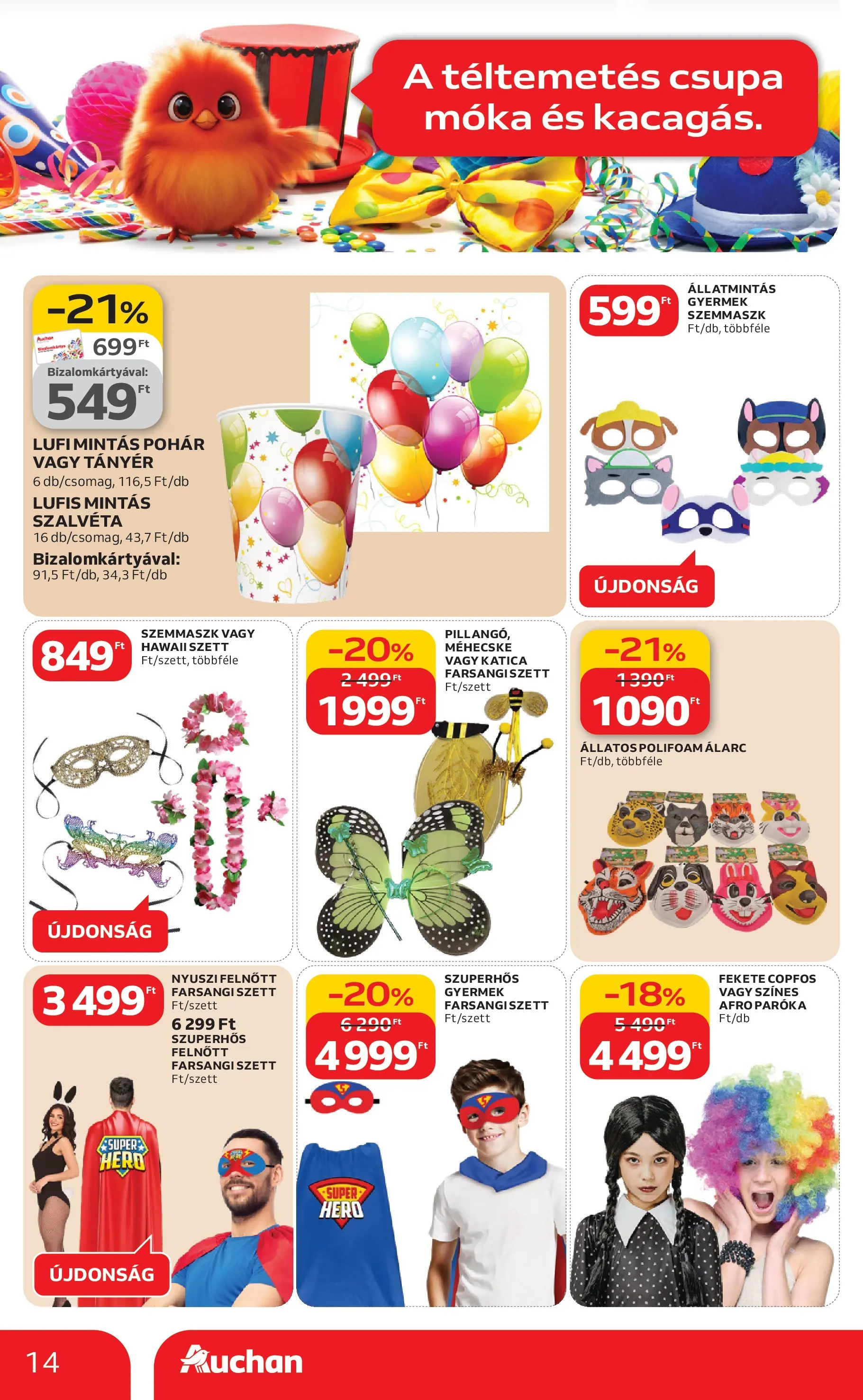 Auchan Akciós újság Székesfehérvár - 2026.02.05. -tól/töl > akció, lapozható szórólap 🛍️ | Oldal: 14