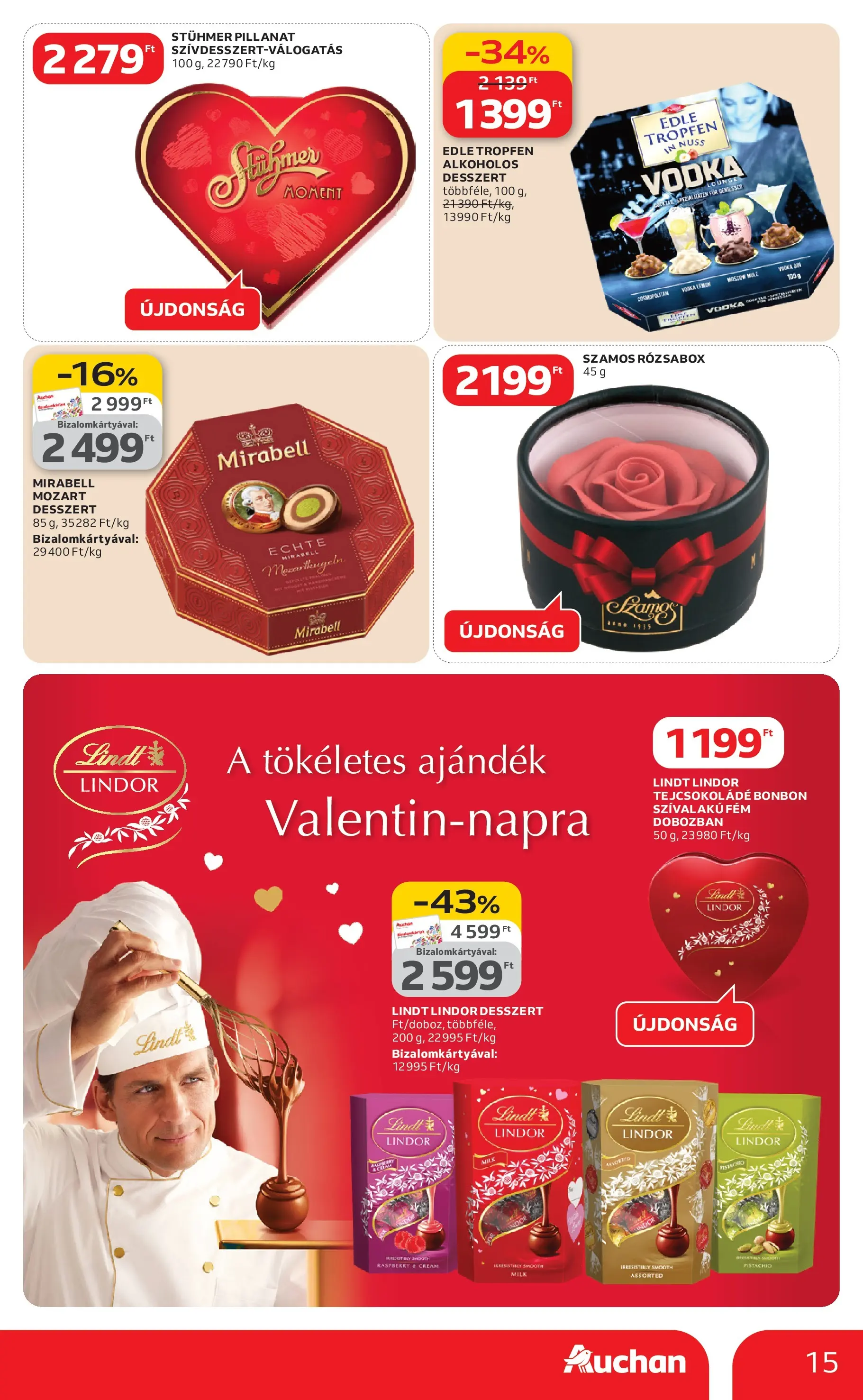 Auchan Akciós újság Székesfehérvár - 2026.02.05. -tól/töl > akció, lapozható szórólap 🛍️ | Oldal: 15