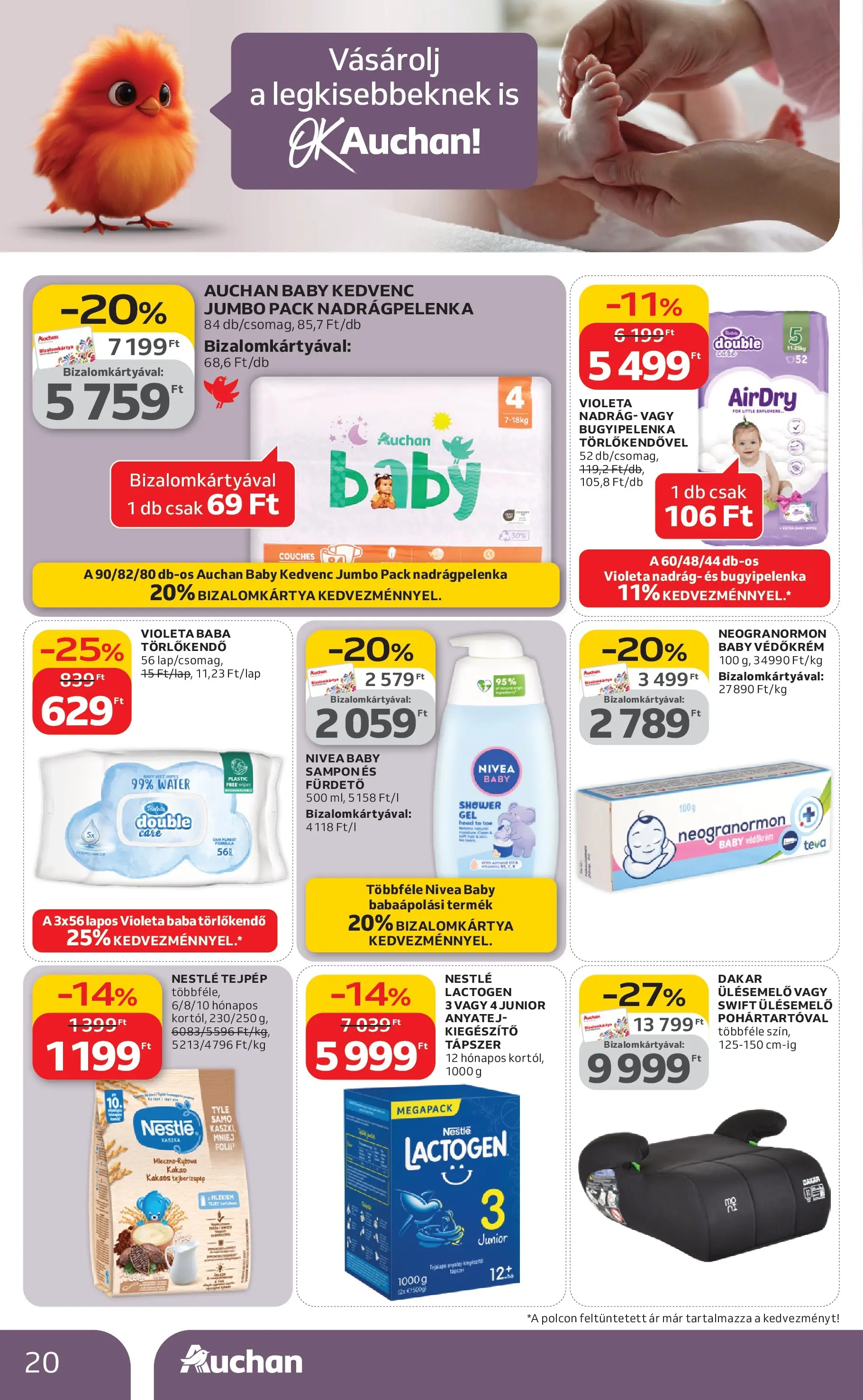 Auchan Akciós újság Székesfehérvár - 2026.02.05. -tól/töl > akció, lapozható szórólap 🛍️ | Oldal: 20