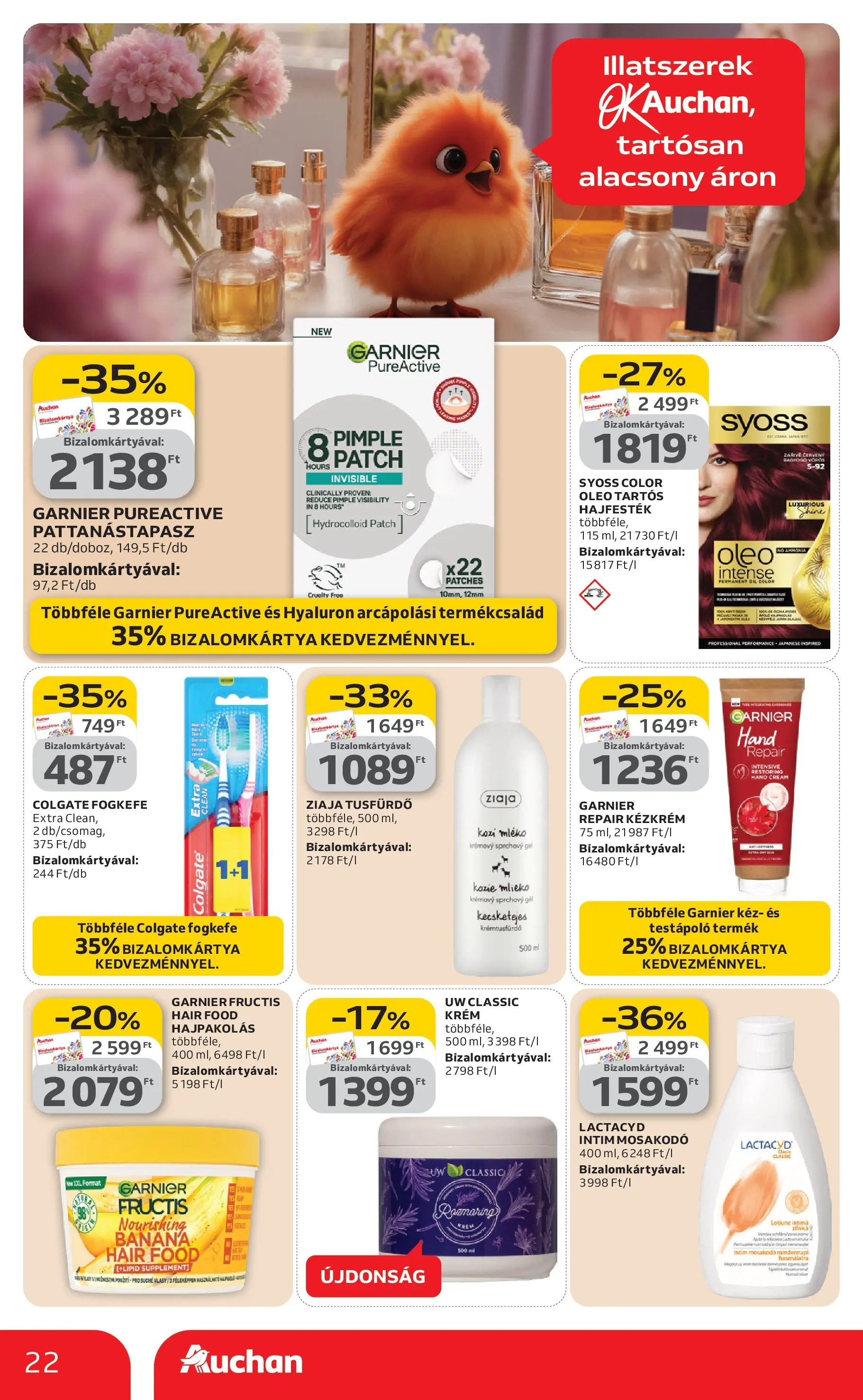 Auchan Akciós újság Székesfehérvár - 2026.02.05. -tól/töl > akció, lapozható szórólap 🛍️ | Oldal: 22