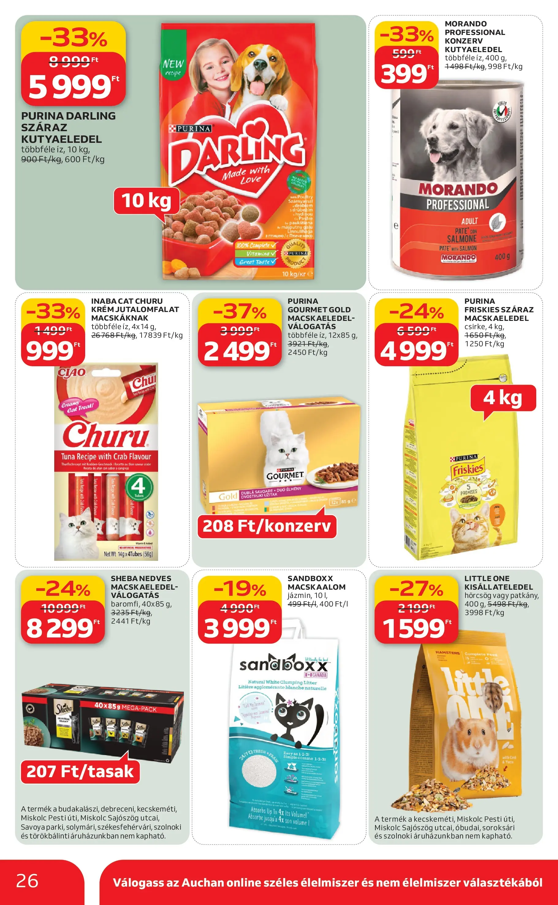 Auchan Akciós újság Székesfehérvár - 2026.02.05. -tól/töl > akció, lapozható szórólap 🛍️ | Oldal: 26