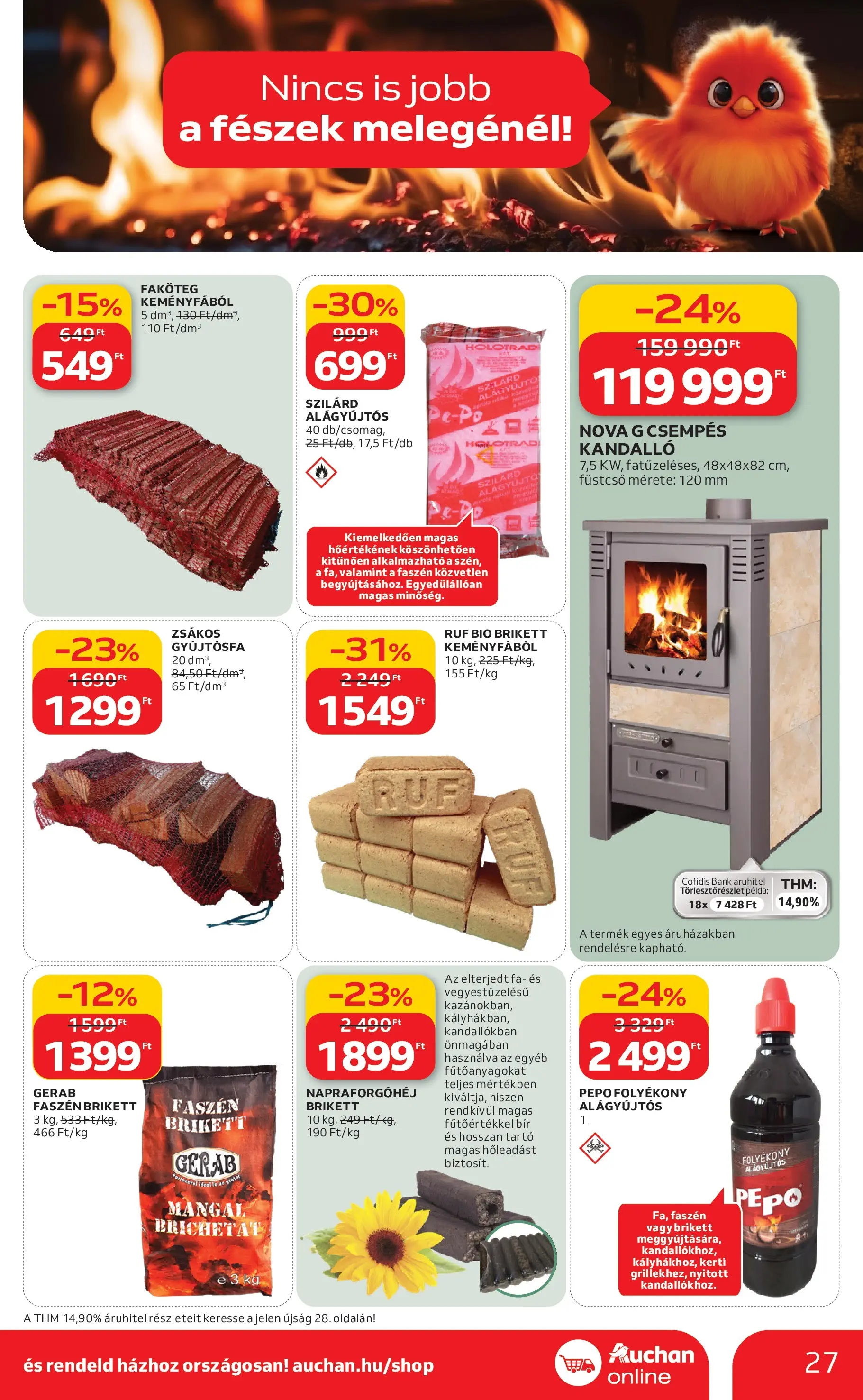 Auchan Akciós újság Székesfehérvár - 2026.02.05. -tól/töl > akció, lapozható szórólap 🛍️ | Oldal: 27
