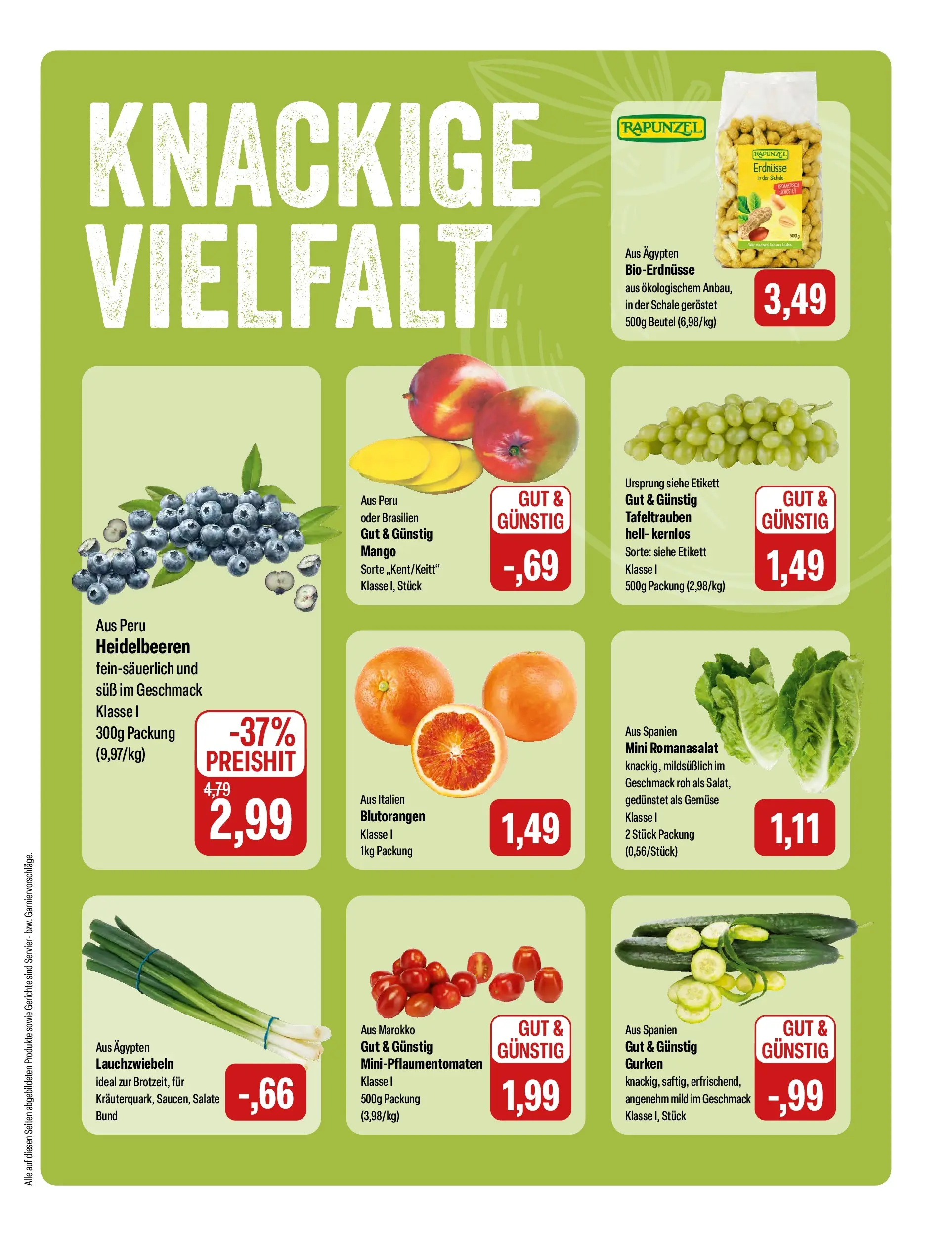 Feneberg  Aktuelle Angebote (ab 12.02.2026) zum Blättern | Seite: 5 | Produkte: Erdnüsse, Heidelbeeren, Gemüse, Mango