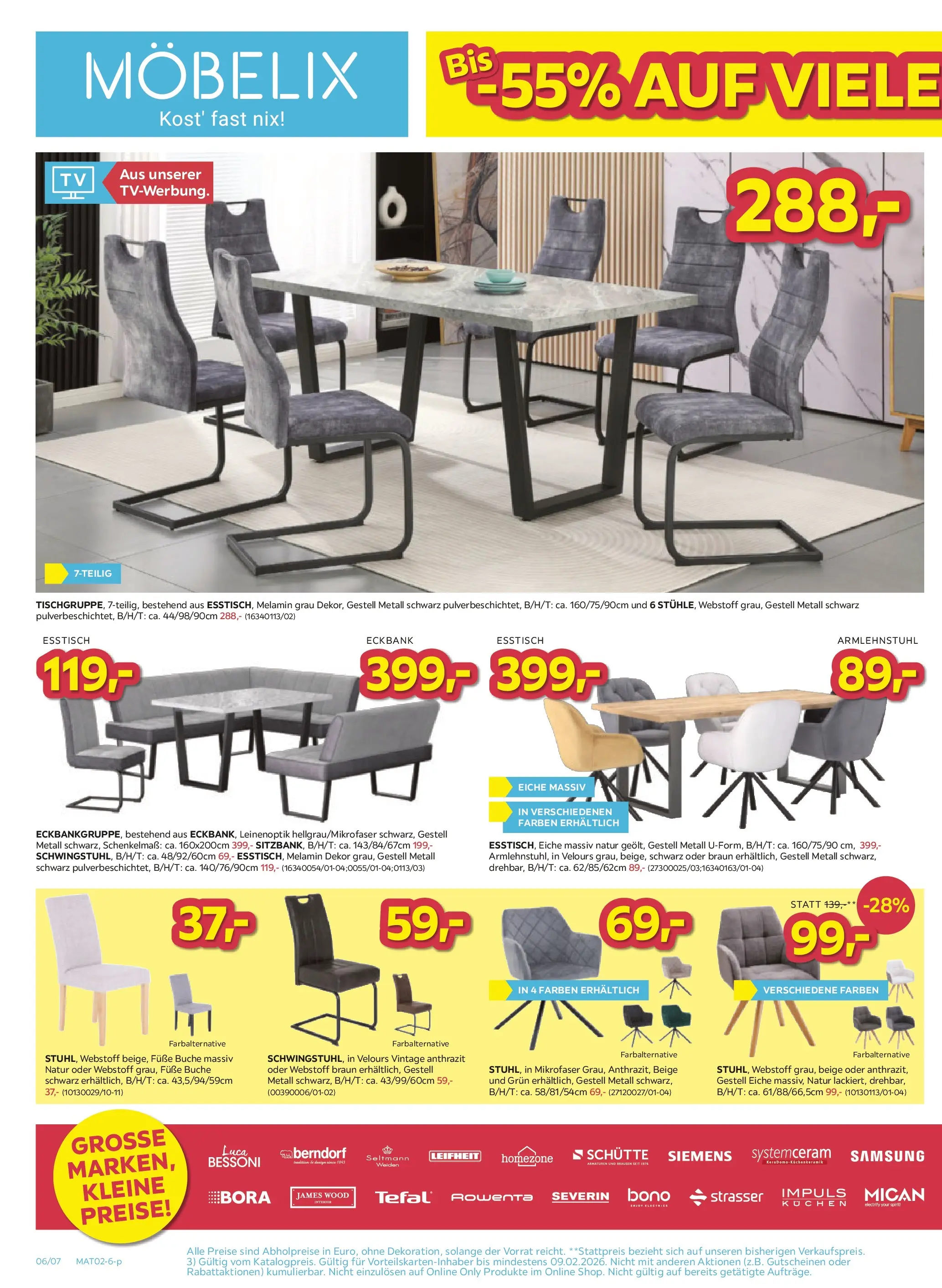 Möbelix Mistelbach, Zams, Zell Am See von 02.02.2026 - Aktuelle Angebote | Seite: 6