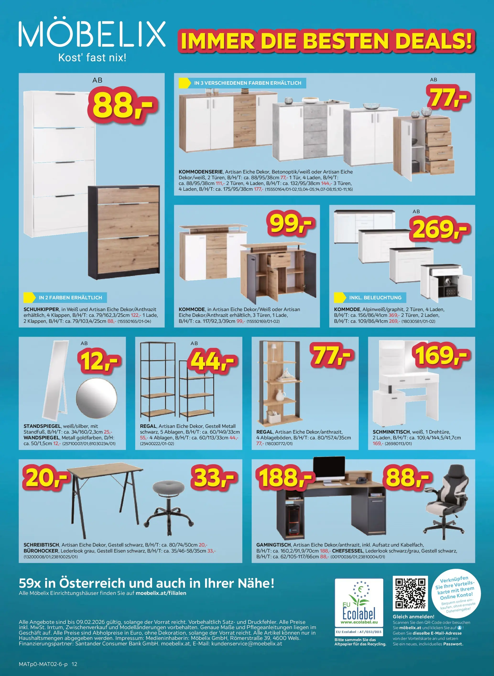 Möbelix Mistelbach, Zams, Zell Am See von 02.02.2026 - Aktuelle Angebote | Seite: 12