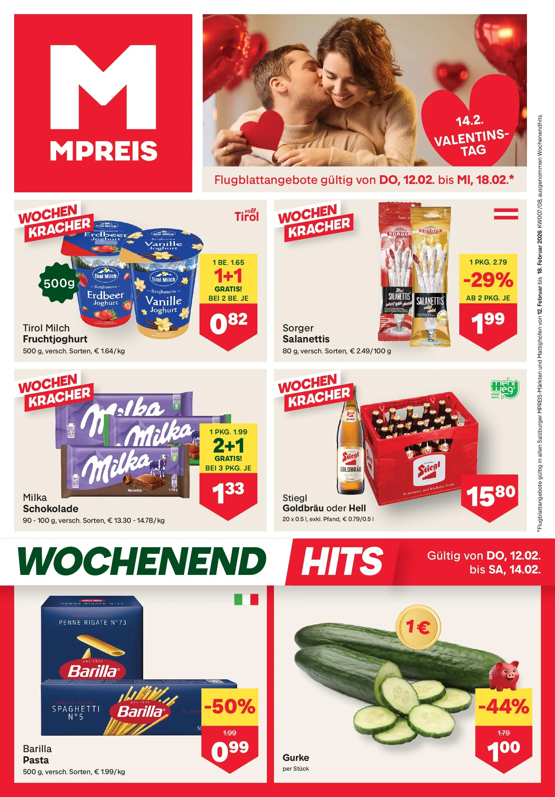 MPREIS Saalbach von 12.02.2026 - Aktuelle Angebote | Seite: 1