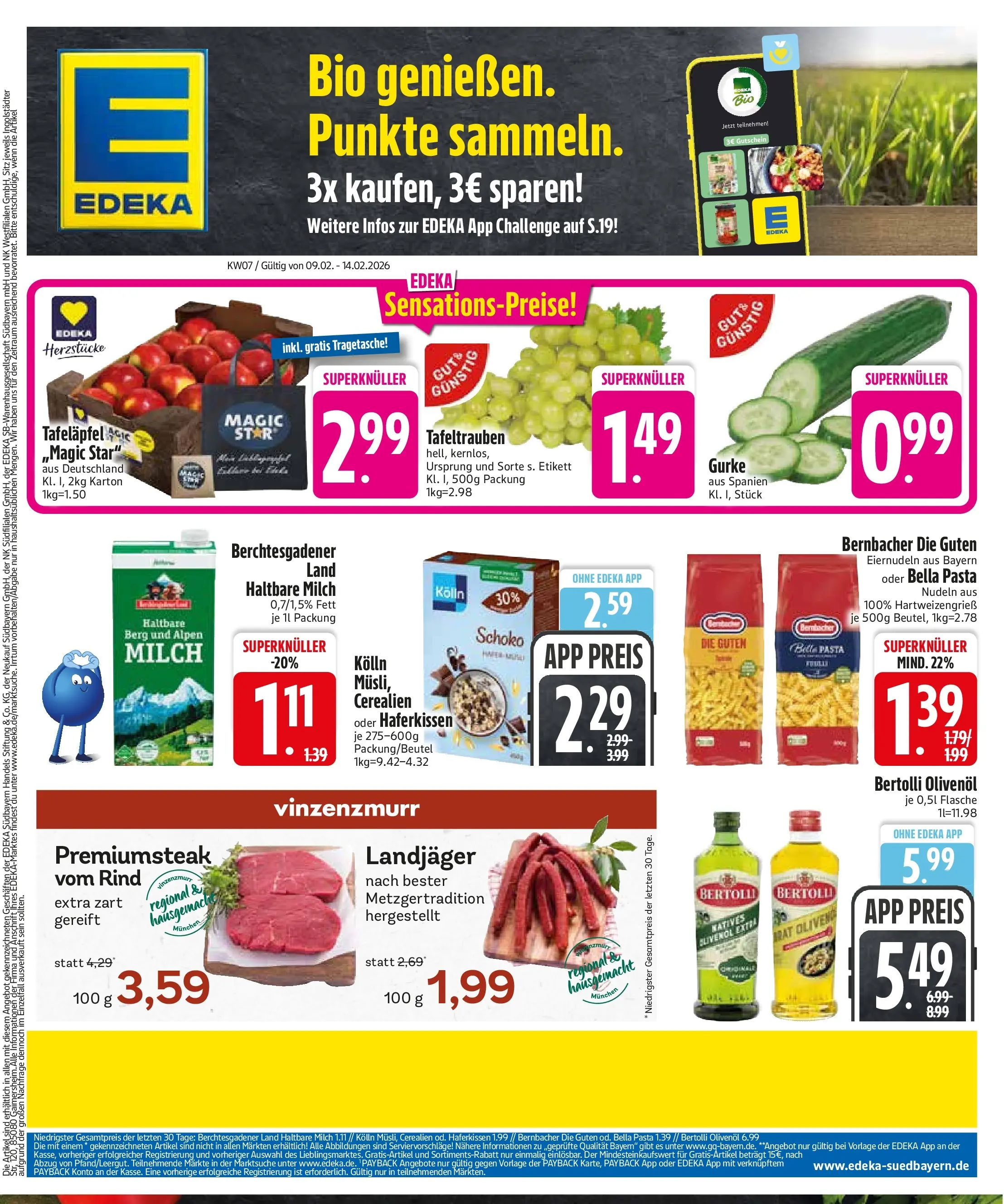 Edeka prospekt München	 (ab 09.02.2026) » Angebote Online | Seite: 3