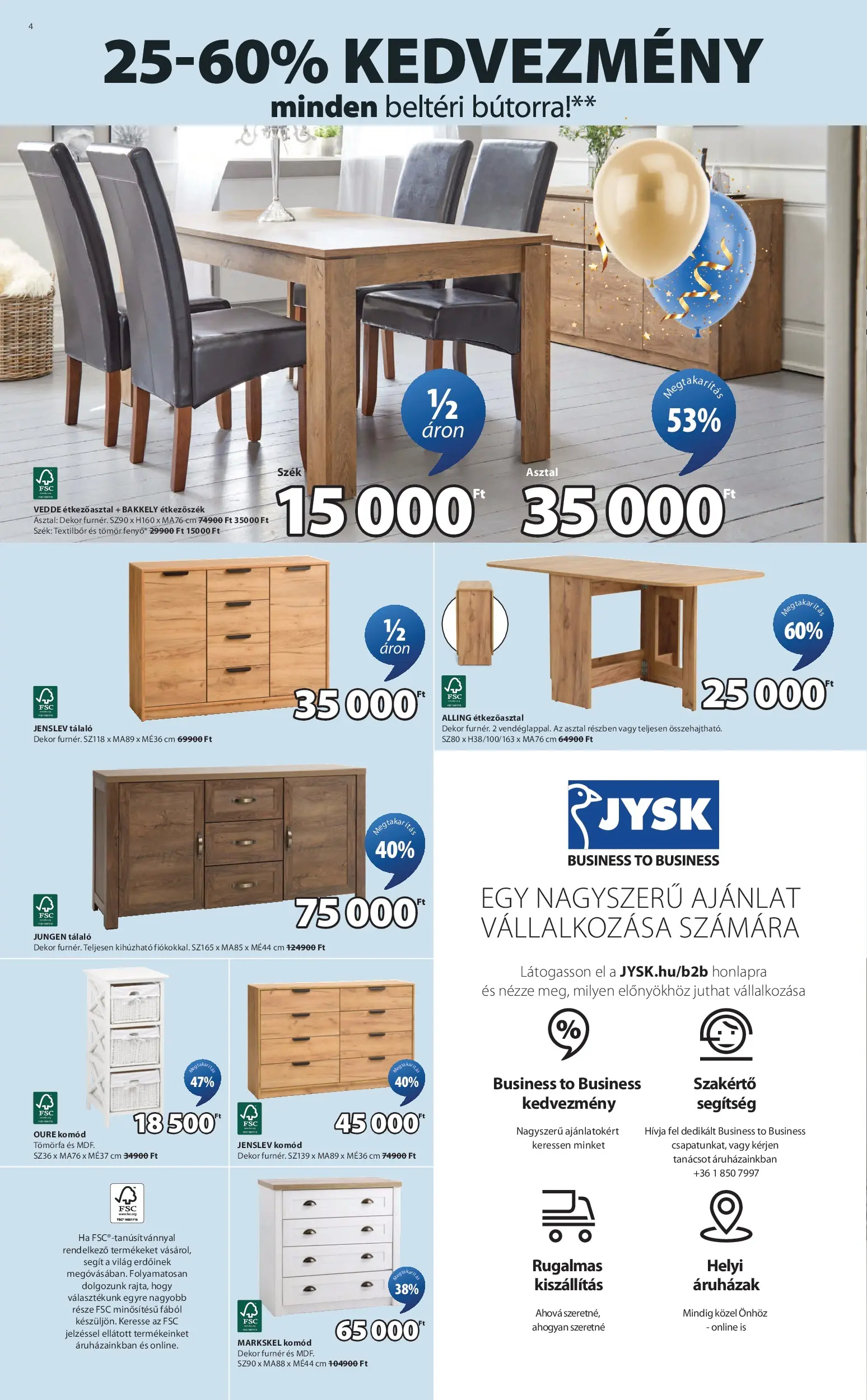 JYSK Akciós újság Veresegyház - 2026.02.11. -tól/töl > akció, lapozható szórólap 🛍️ | Oldal: 4