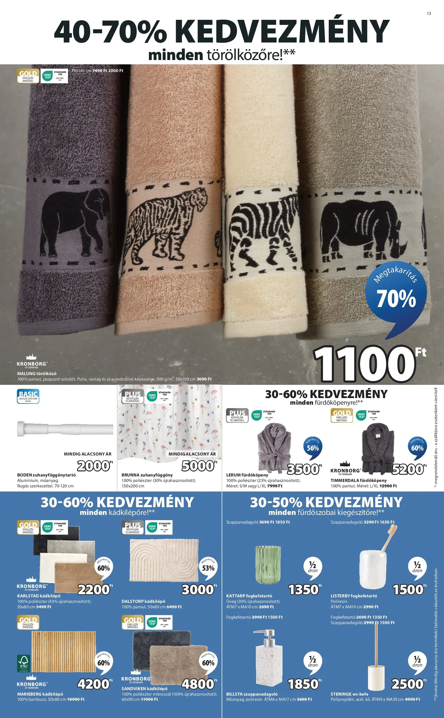 JYSK Akciós újság Veresegyház - 2026.02.11. -tól/töl > akció, lapozható szórólap 🛍️ | Oldal: 13