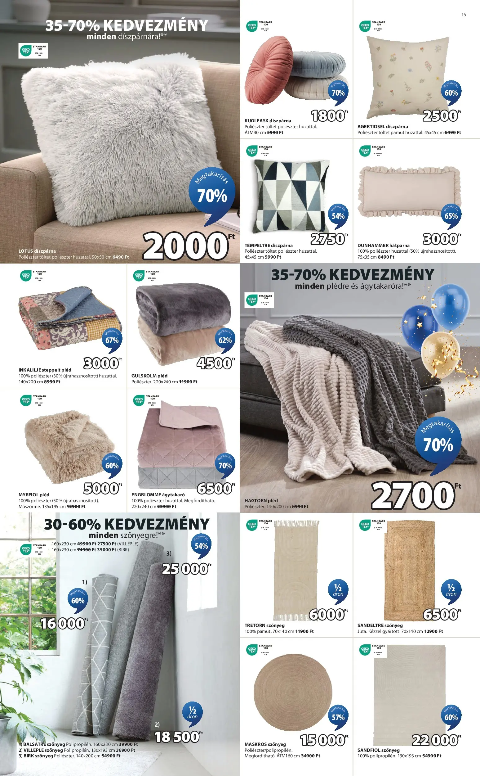 JYSK Akciós újság Veresegyház - 2026.02.11. -tól/töl > akció, lapozható szórólap 🛍️ | Oldal: 15