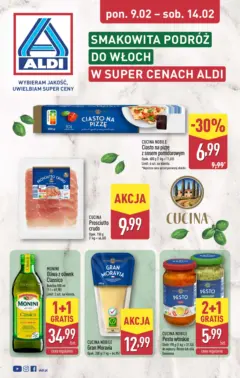 Pogląd oferty "Aldi - Smakowita podróż do Włoch w ALDI!" - ważna od 08.02.2026