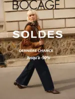 Bocage Derni&egrave;re chance Jusqu'&agrave; -50% - au 18.02.2026