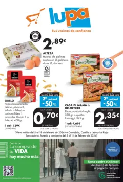 Vista previa Lupa Supermercados - Tus vecinos de confianza válido desde el 04.02.2026