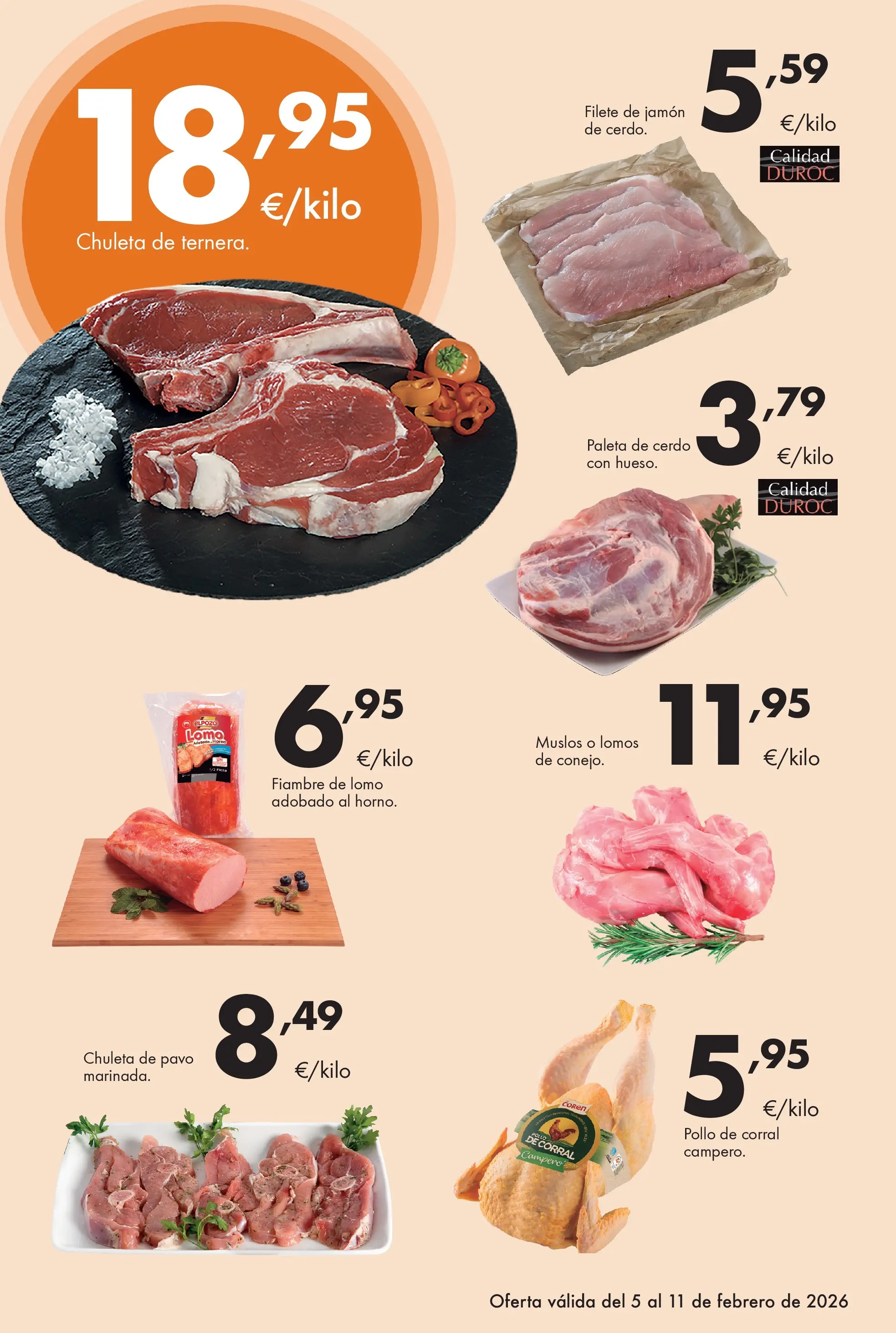 Lupa Supermercados - Tus vecinos de confianza 04/02/2026 - 18/02/2026 | Página: 2 | Productos: Jamón, Cerdo, Filete