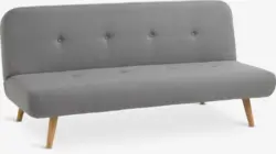 JYSK Canapea extensibilă JUVRE gri deschis