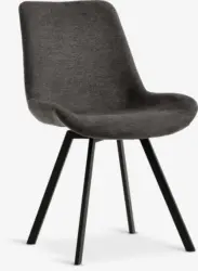 JYSK Scaun rotativ HYGUM gri/negru