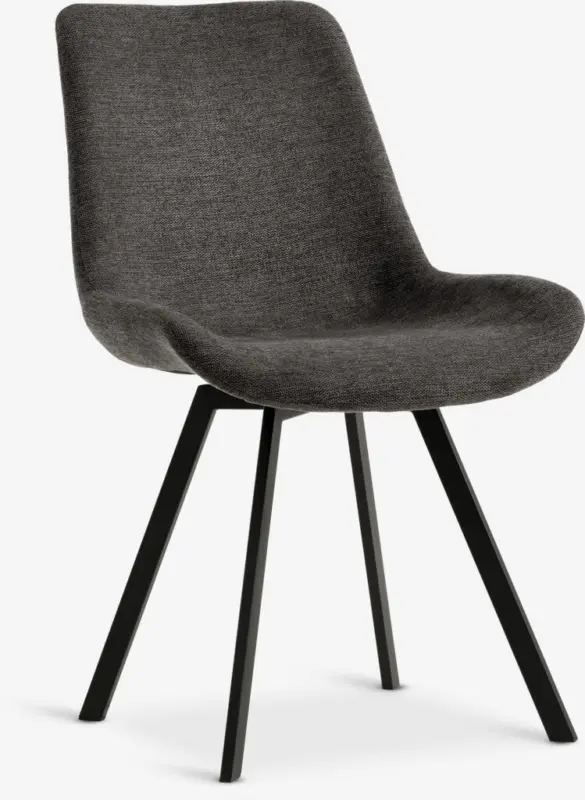 JYSK Scaun rotativ HYGUM gri/negru