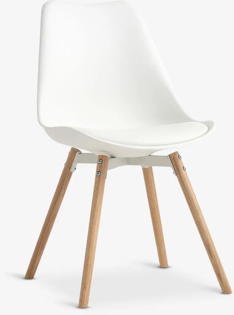 JYSK Scaun KASTRUP alb/stejar natur