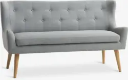 JYSK Canapea SVELVIK 2 locuri gri deschis