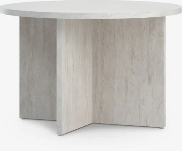 JYSK Măsuță cafea NIELSHAVE &Oslash;70 aspect travertin