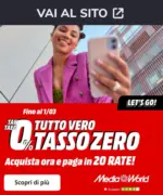 Media World Tasso 0 da MediaWorld! - al 28.02.2026