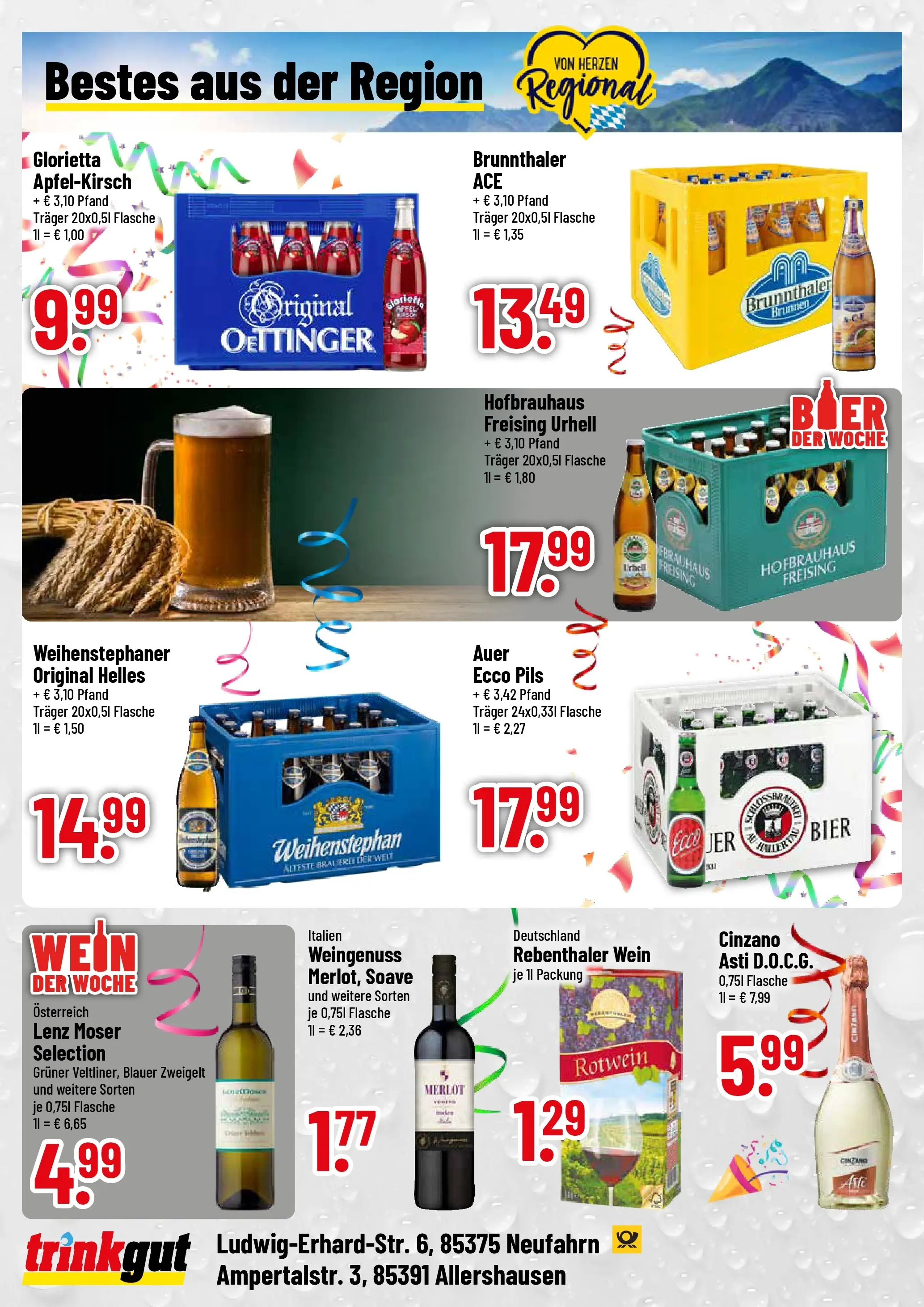 Trinkgut - trinkgut: Wochenangebote (ab 09.02.2026) » Angebote online | Seite: 4 | Produkte: Bier, Merlot, Oettinger, Wein