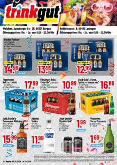 Trinkgut - trinkgut: Wochenangebote ab 09.02.2026 gültig