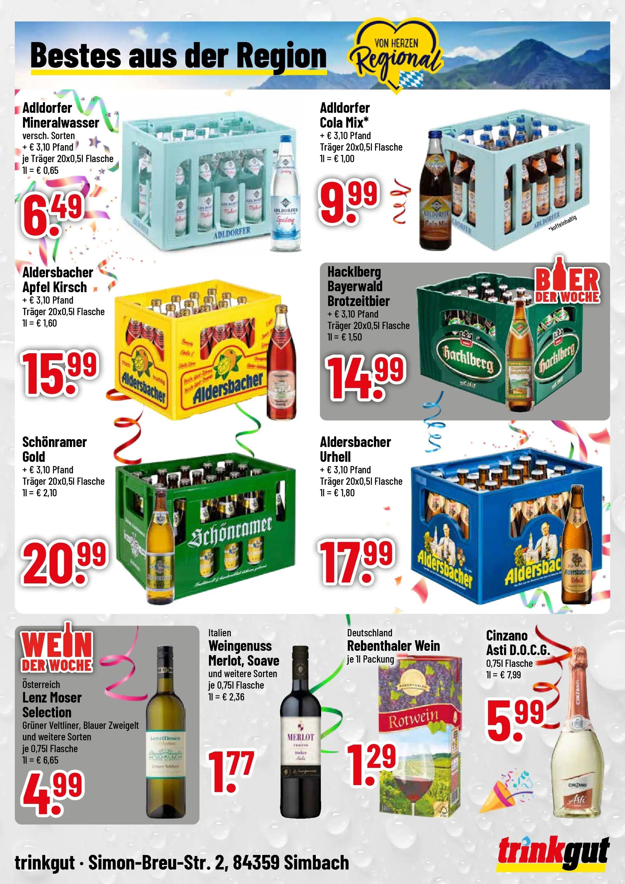 Trinkgut - trinkgut: Wochenangebote (ab 09.02.2026) » Angebote online | Seite: 4 | Produkte: Cola, Rotwein, Merlot, Wein