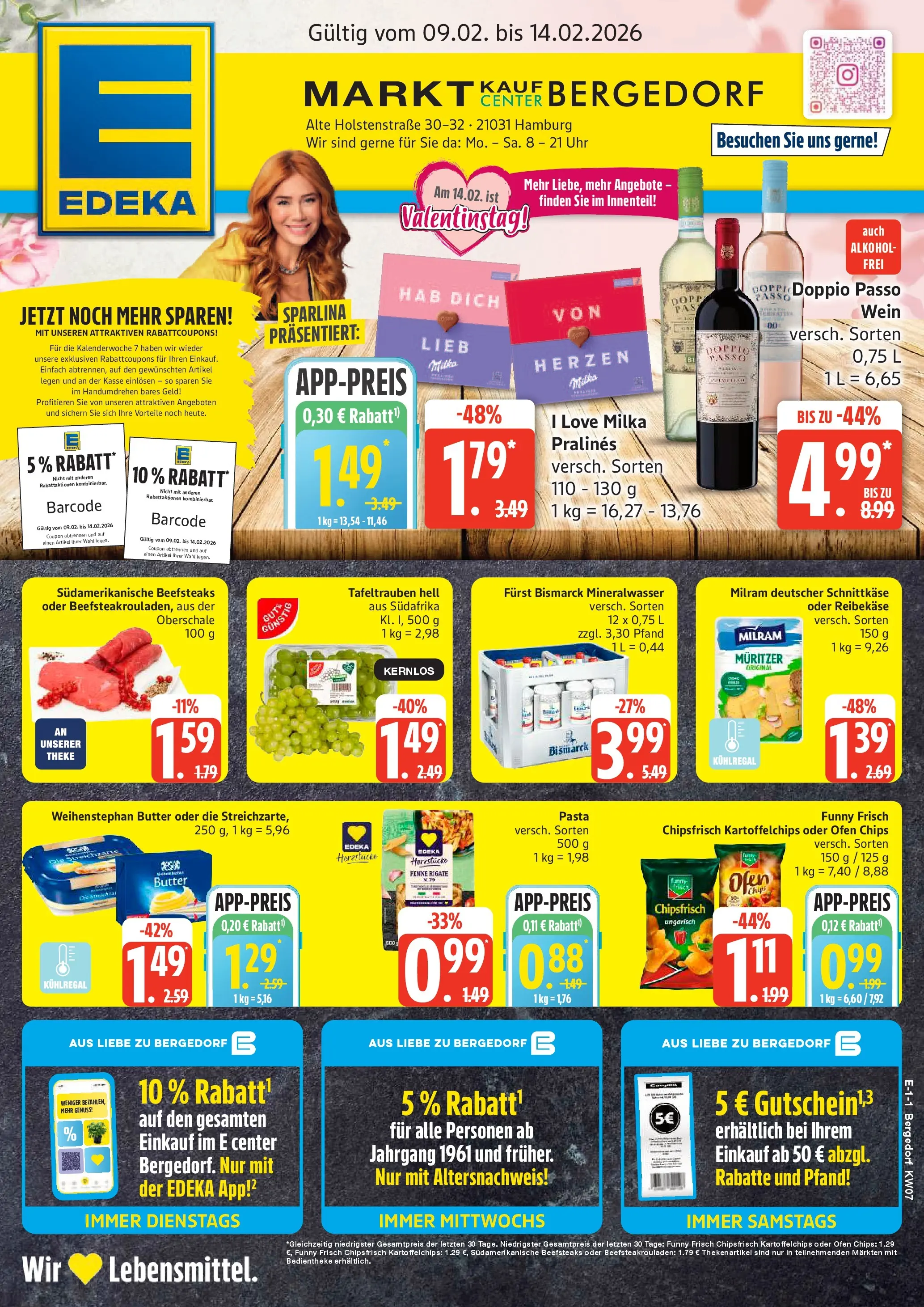 Edeka prospekt Hamburg	 (ab 08.02.2026) » Angebote Online | Seite: 1