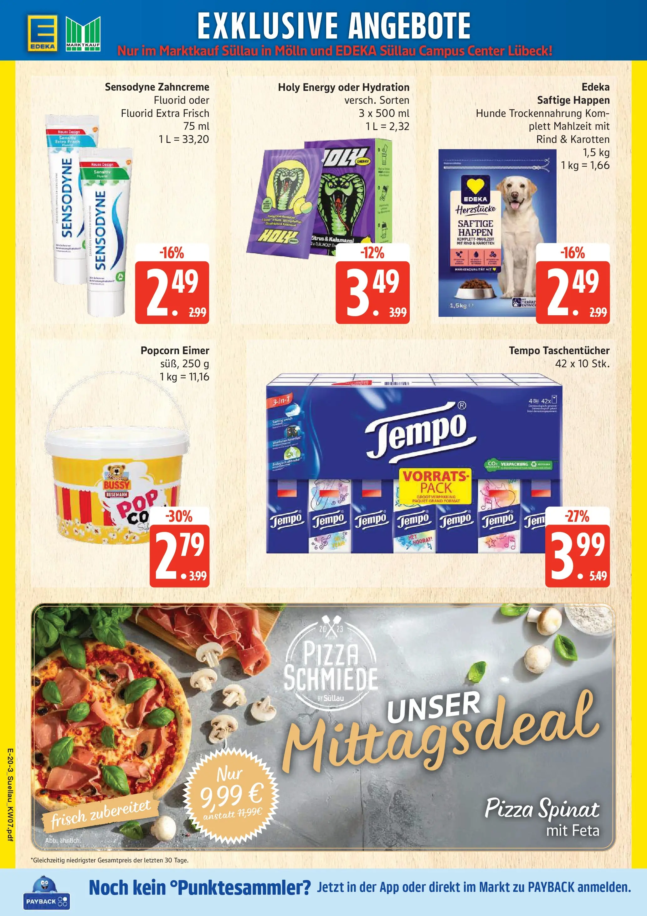 Edeka prospekt Ratzeburg	 (ab 09.02.2026) » Angebote Online | Seite: 24 | Produkte: Feta, Energy, Tempo, Pizza