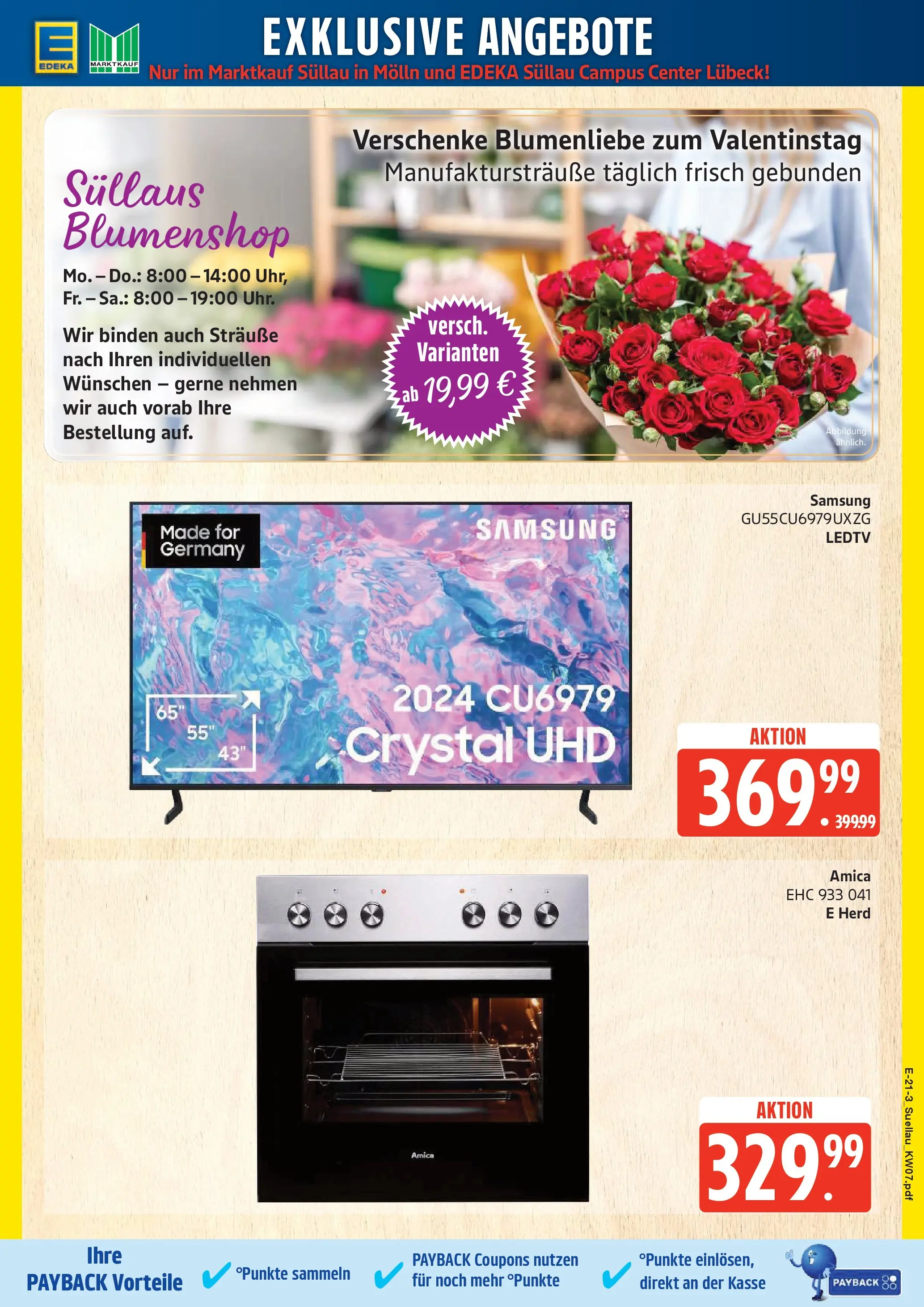 Edeka prospekt Ratzeburg	 (ab 09.02.2026) » Angebote Online | Seite: 25 | Produkte: Herd, Samsung