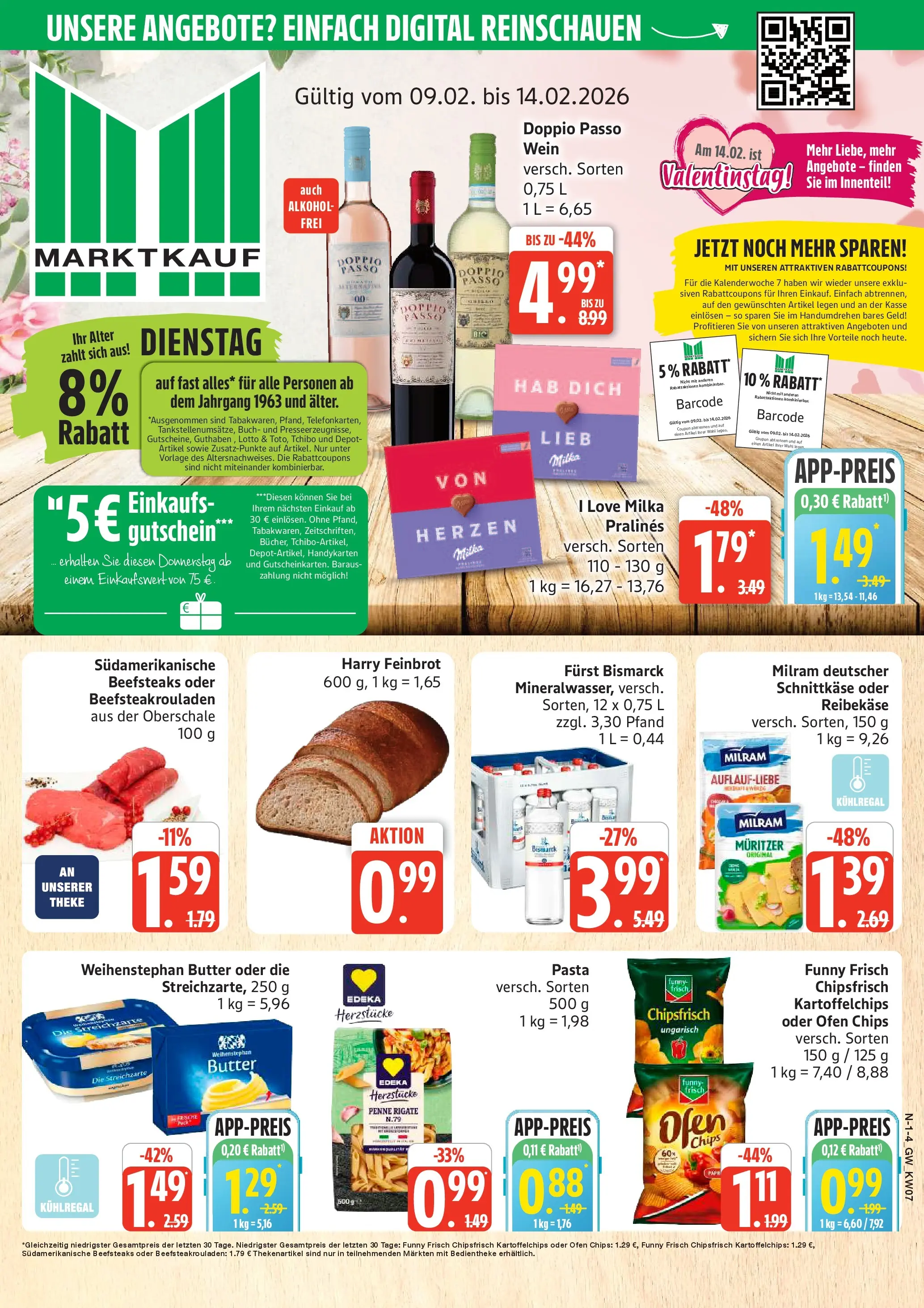 Edeka prospekt Neuenkirchen	 (ab 09.02.2026) » Angebote Online | Seite: 1 | Produkte: Ofen, Butter, Theke, Mineralwasser