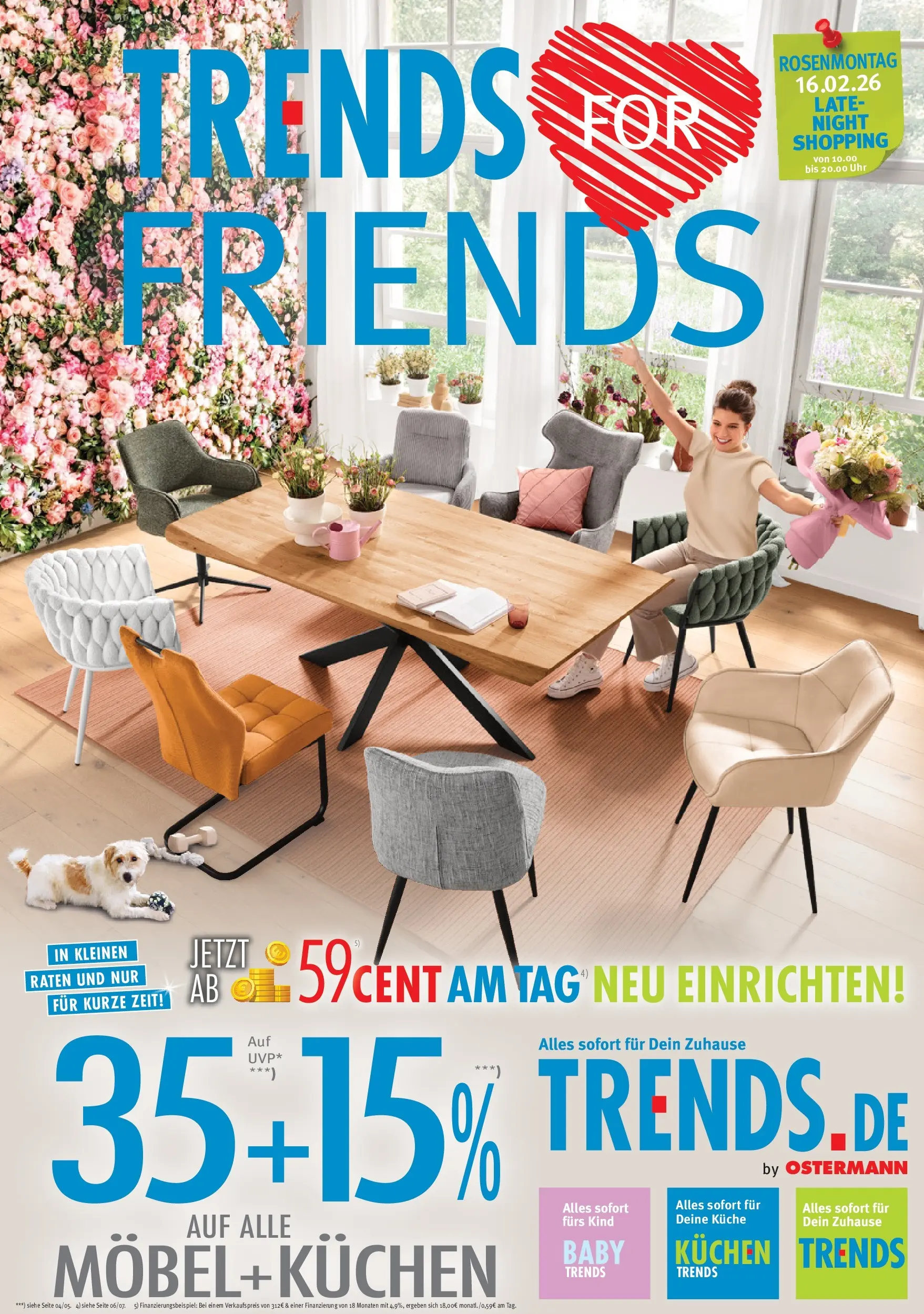 Trends - Ostermann Trends: Neue Möbel wirken Wunder. (ab 06.02.2026) zum Blättern | Seite: 1