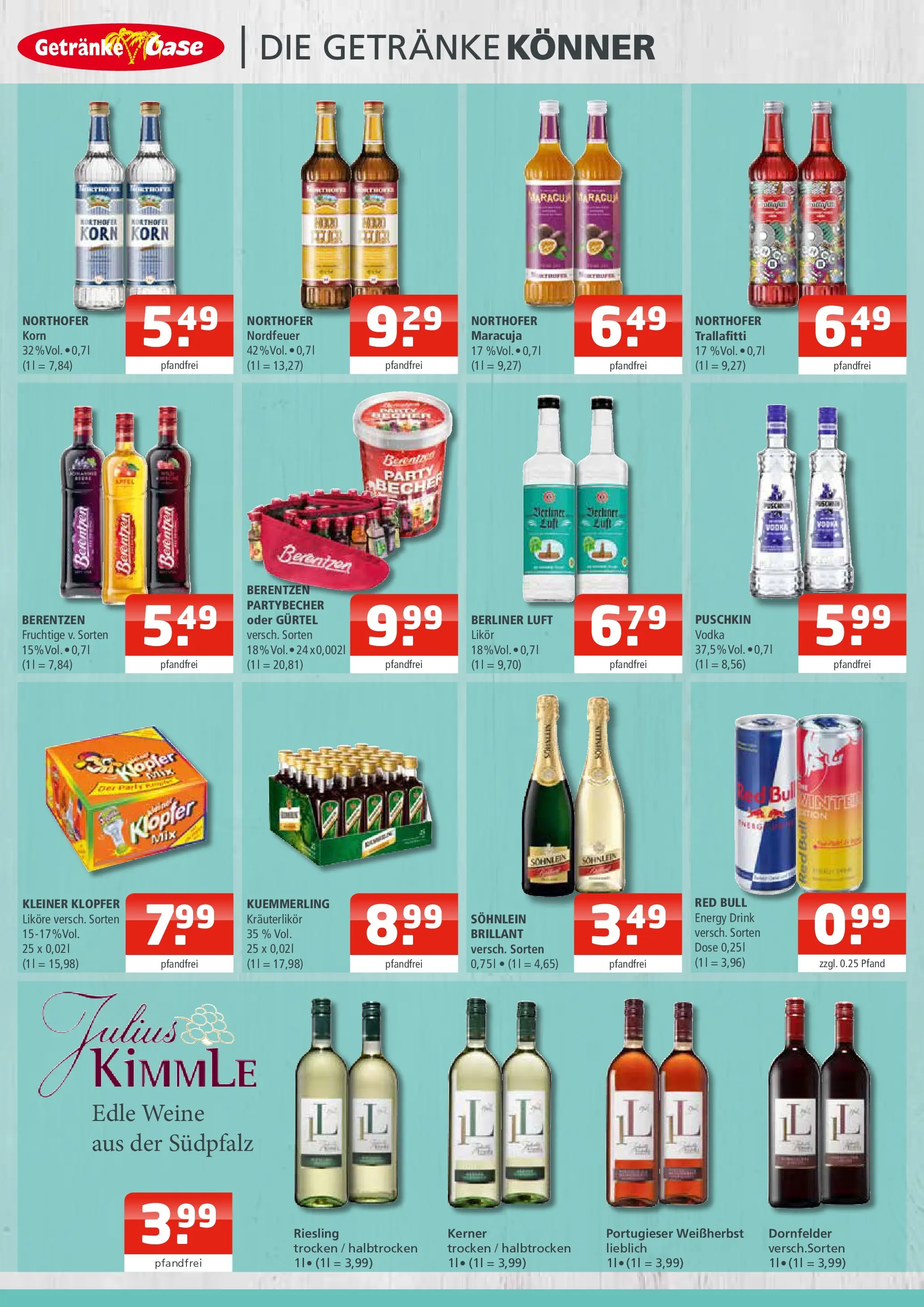 Angebote - Getränke Oase: Getränkeangebote (ab 08.02.2026) zum Blättern | Seite: 2