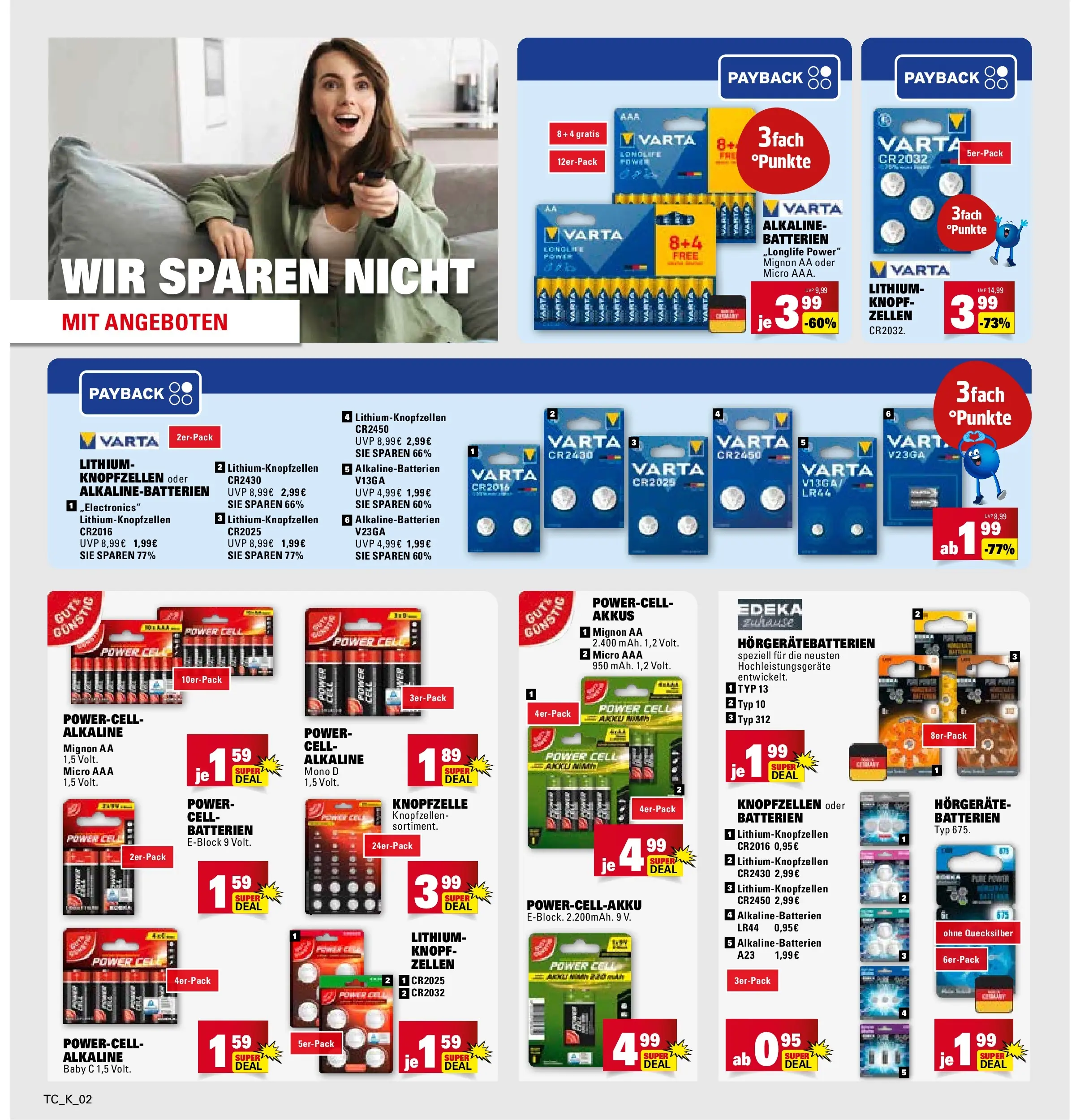 Marktkauf - Marktkauf: Wochenangebote (ab 09.02.2026) » Angebote online | Seite: 23 | Produkte: Batterien