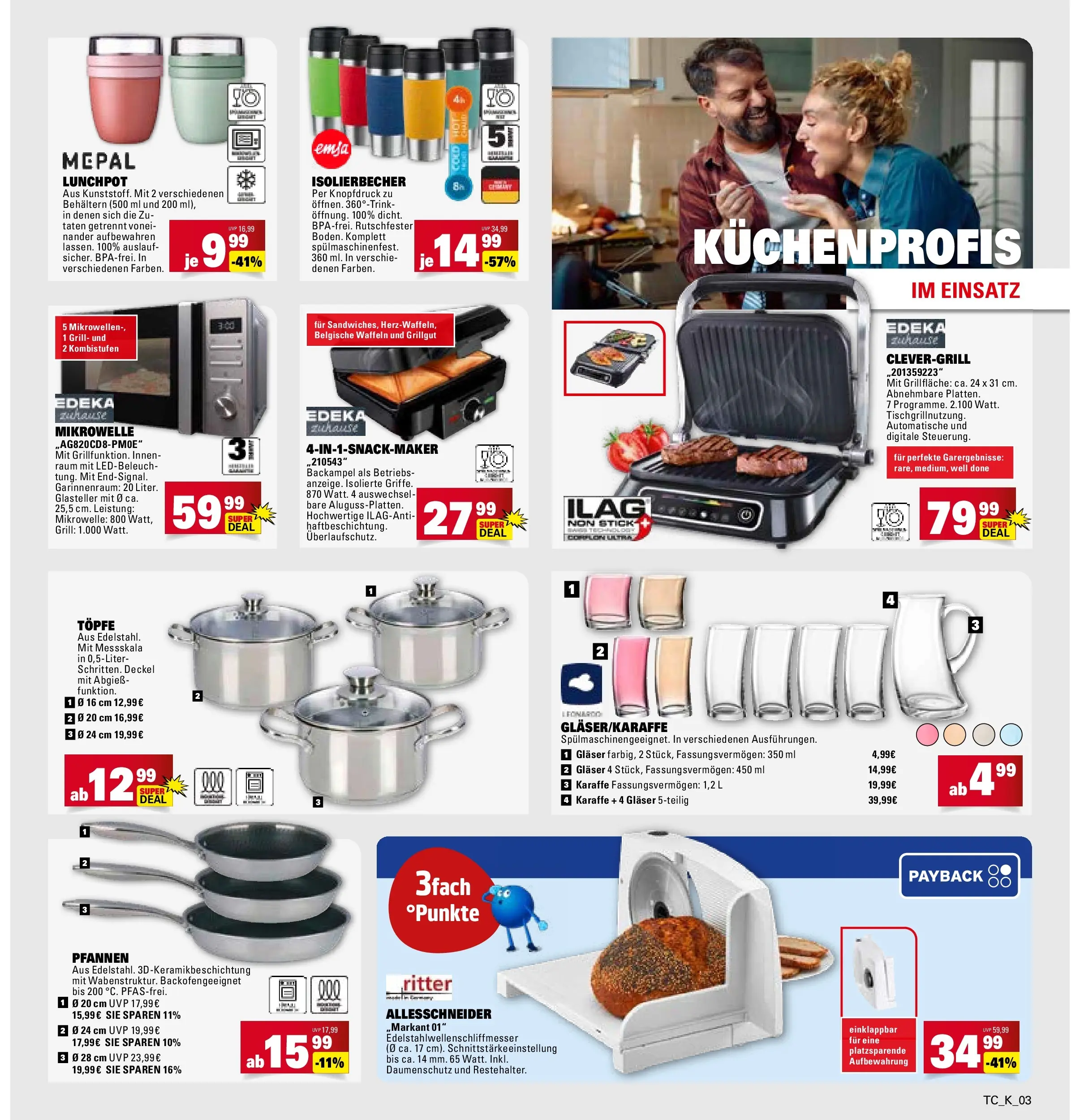 Marktkauf - Marktkauf: Wochenangebote (ab 09.02.2026) » Angebote online | Seite: 24 | Produkte: Mikrowelle, Grill, Waffeln
