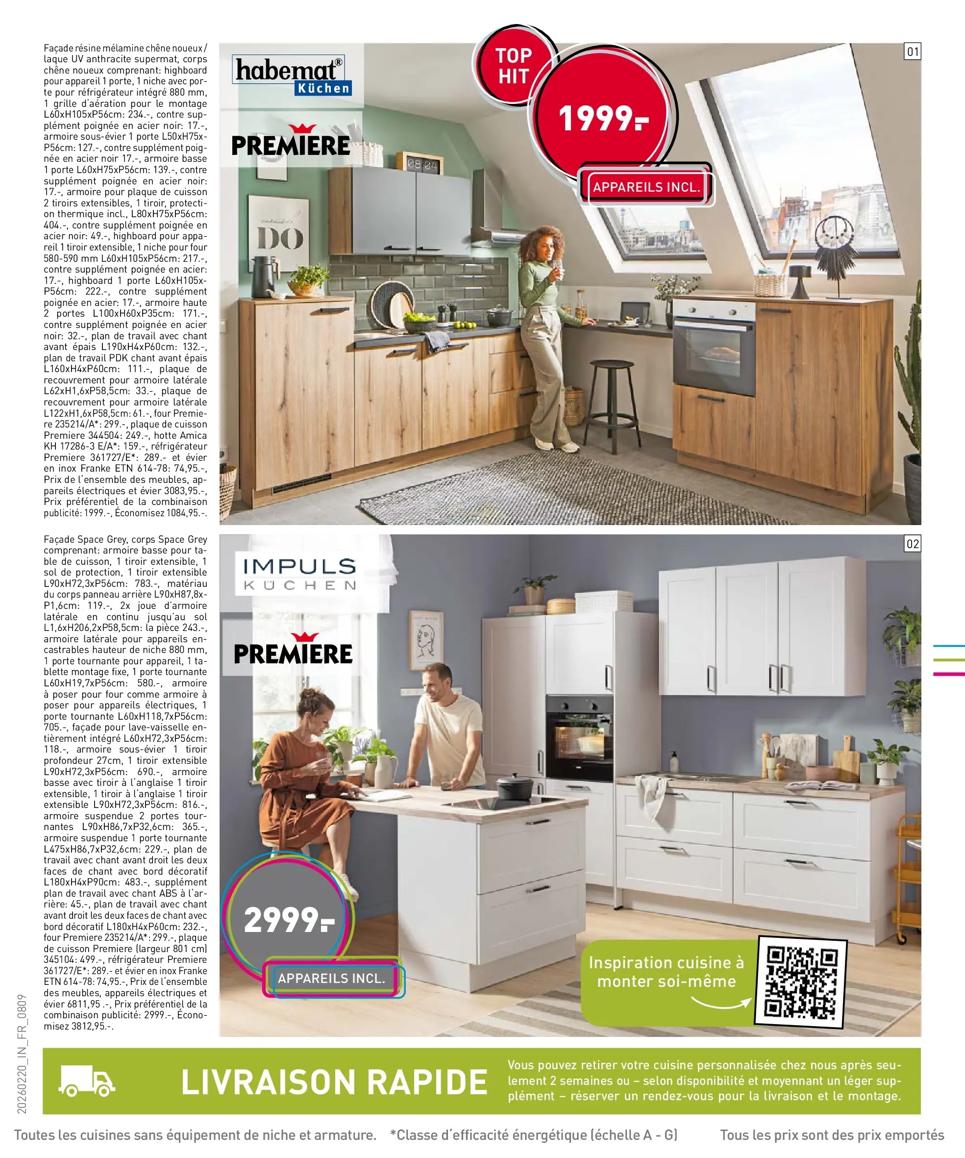 Möbel Martin - Möbel Martin: Offres hebdomadaires à partir du 19/02/2026 - promo en ligne | Page: 8 | Produits: Four, Plaque de cuisson, Porte, Armoire