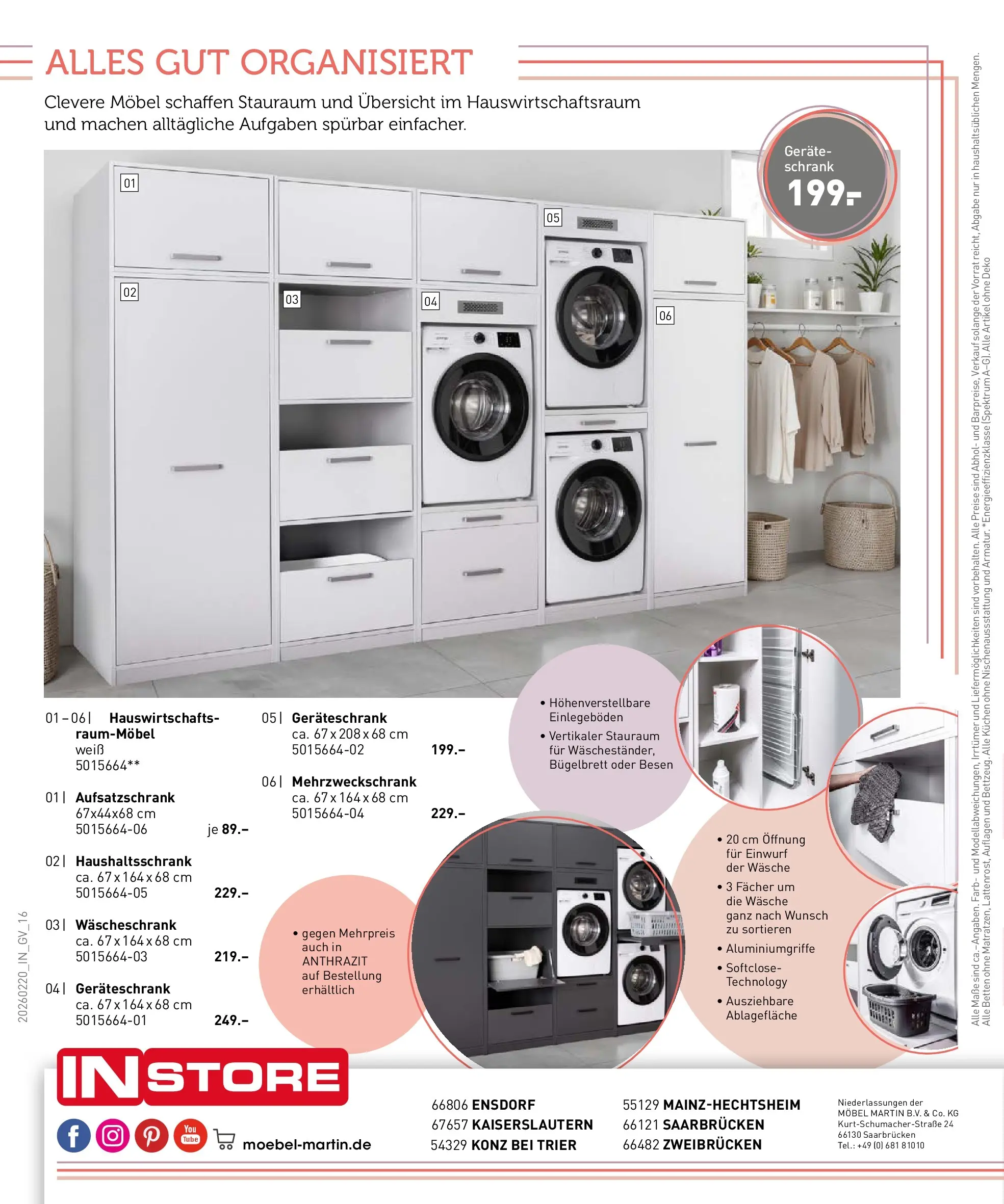 Möbel Martin - Möbel Martin: Wochenangebote (ab 19.02.2026) zum Blättern | Seite: 16 | Produkte: Schrank, Kuchen