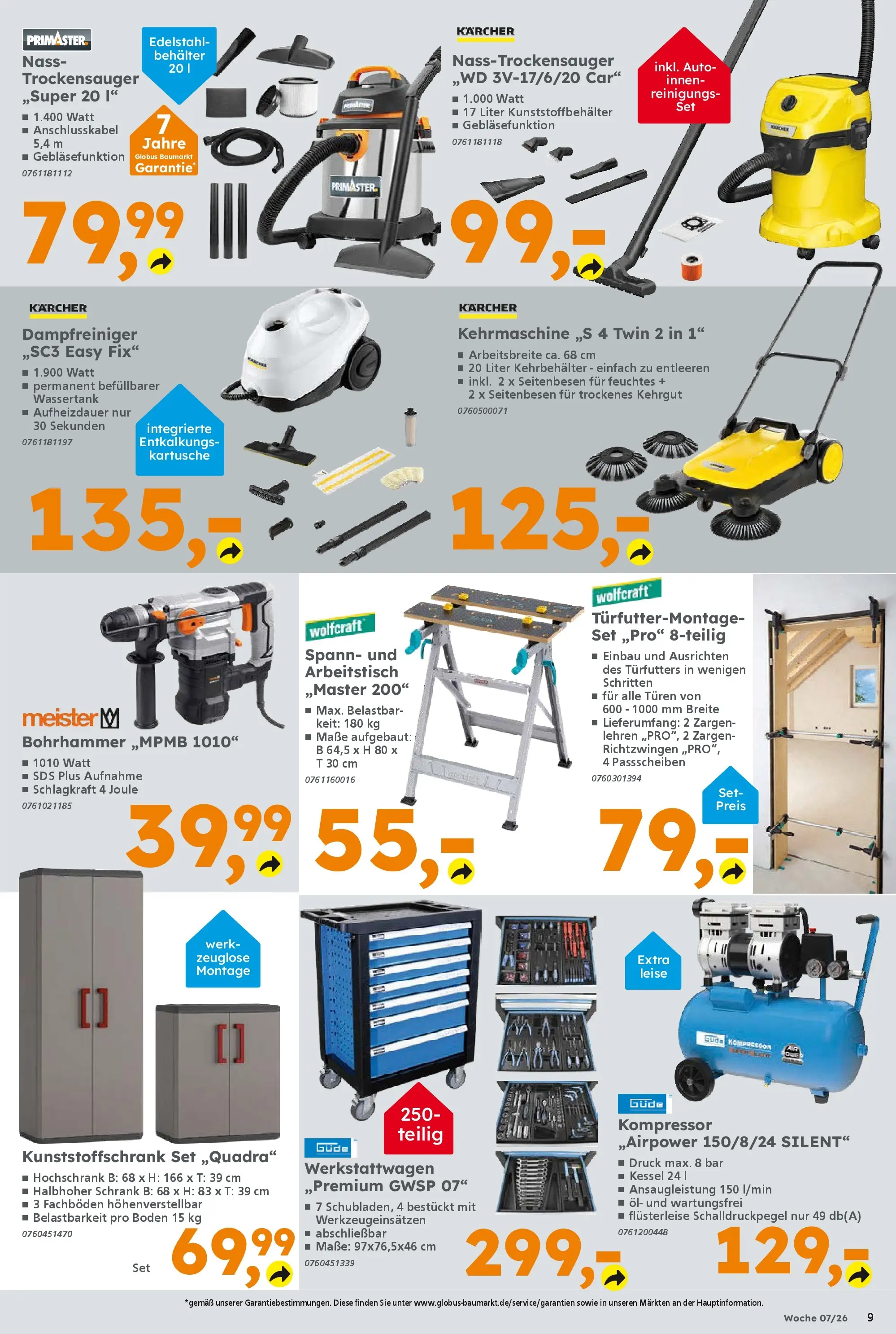 Globus Baumarkt prospekt Forchheim	 (ab 08.02.2026) zum Blättern | Seite: 9
